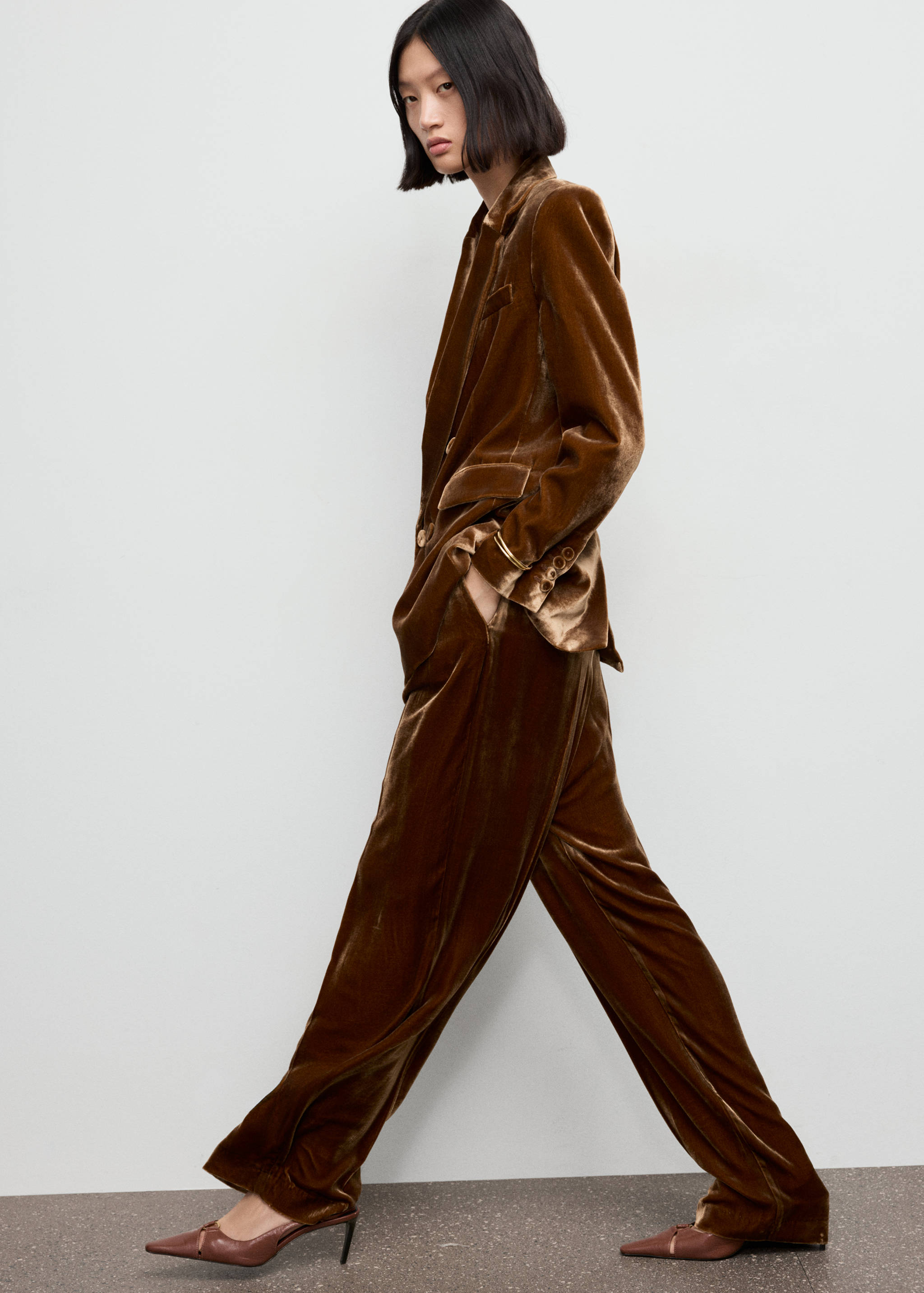Pantalons vestir vellut - Detall de l'article 2