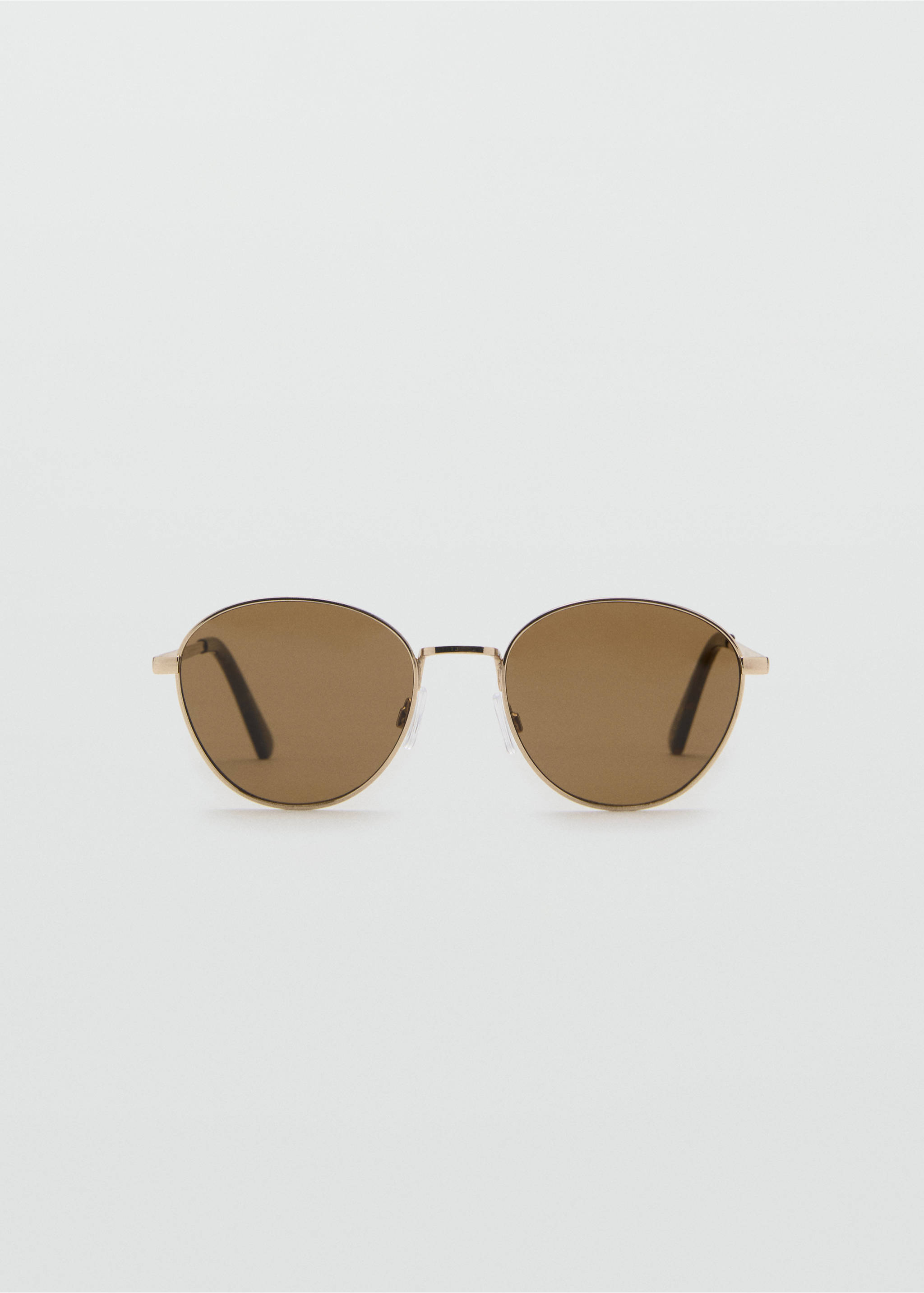 Sonnenbrille mit runder Metallfassung - Artikel ohne Model, Gold. Ref: 17041125-00.