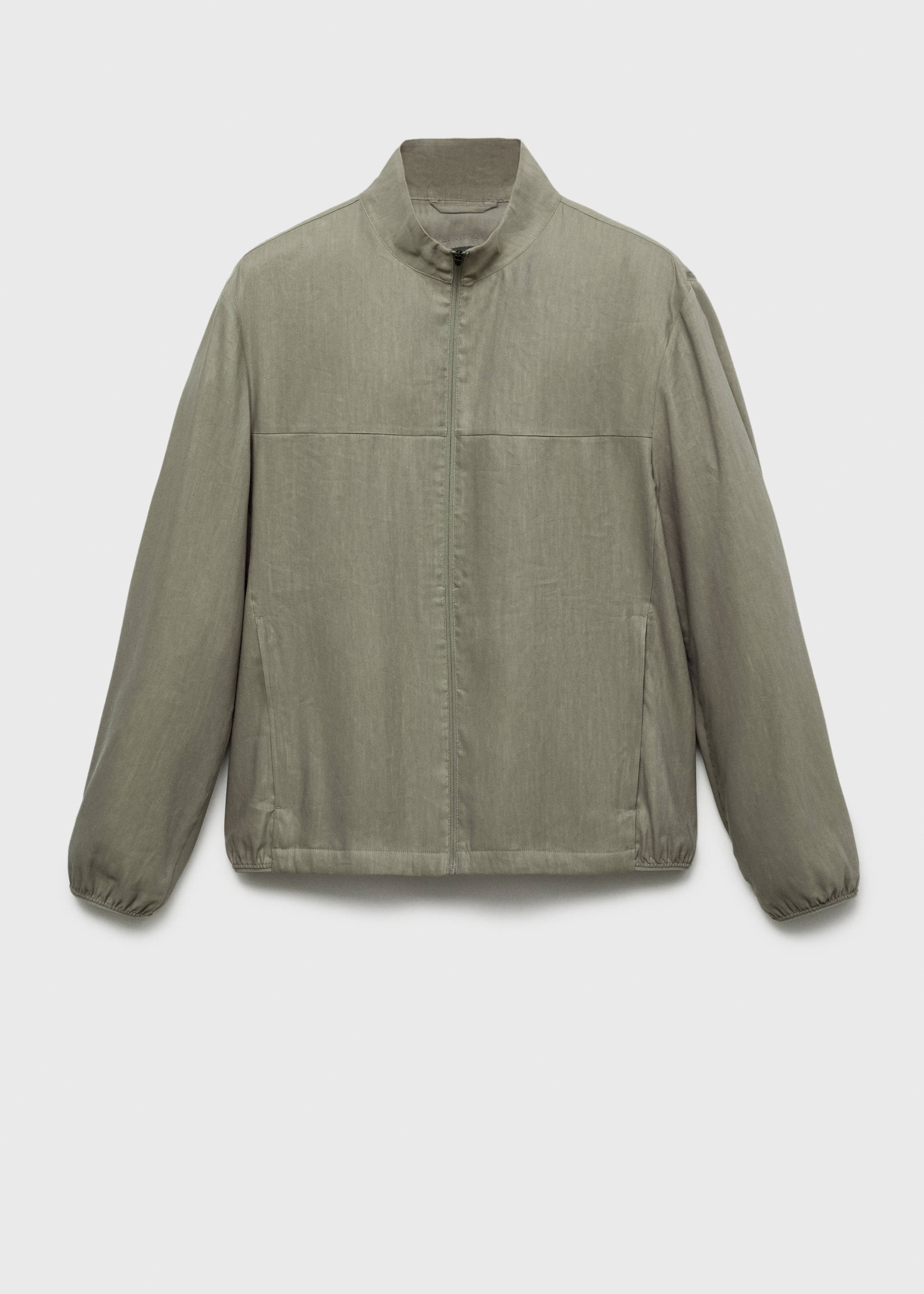 Chaqueta lino cremallera - Artículo sin modelo