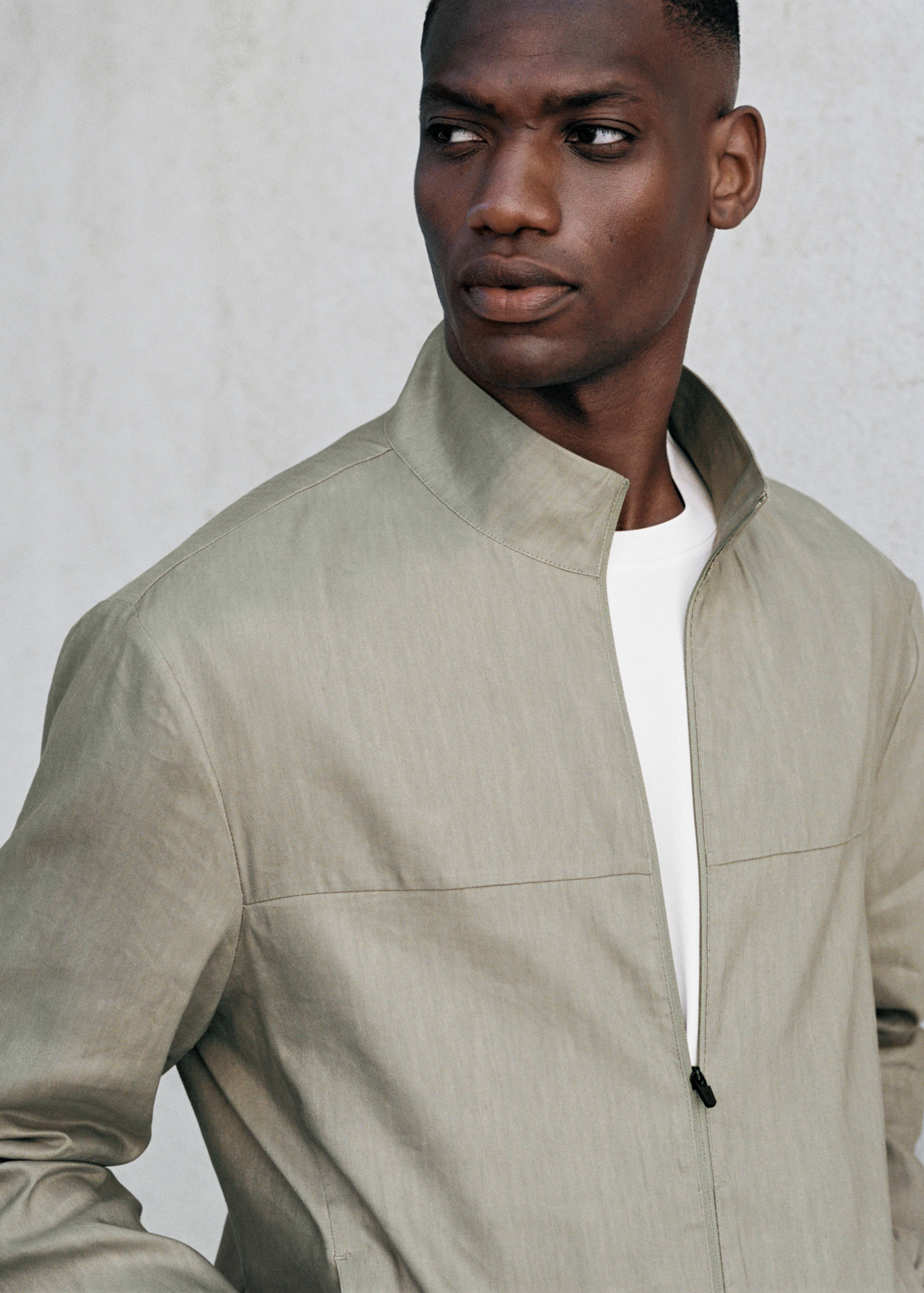 Chaqueta lino cremallera - Detalle del artículo 5