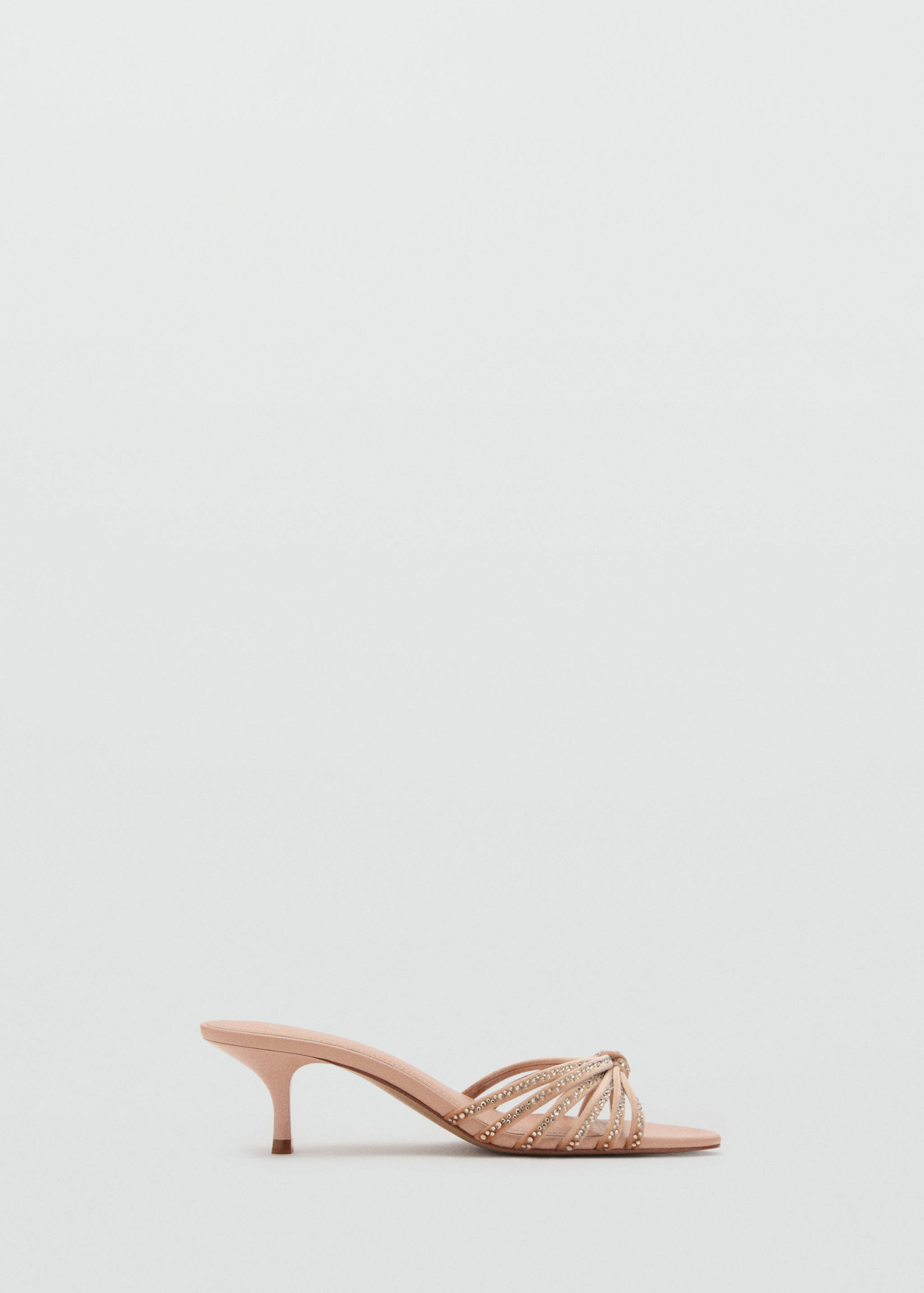 Sandales talon kitten strass - Article sans modèle