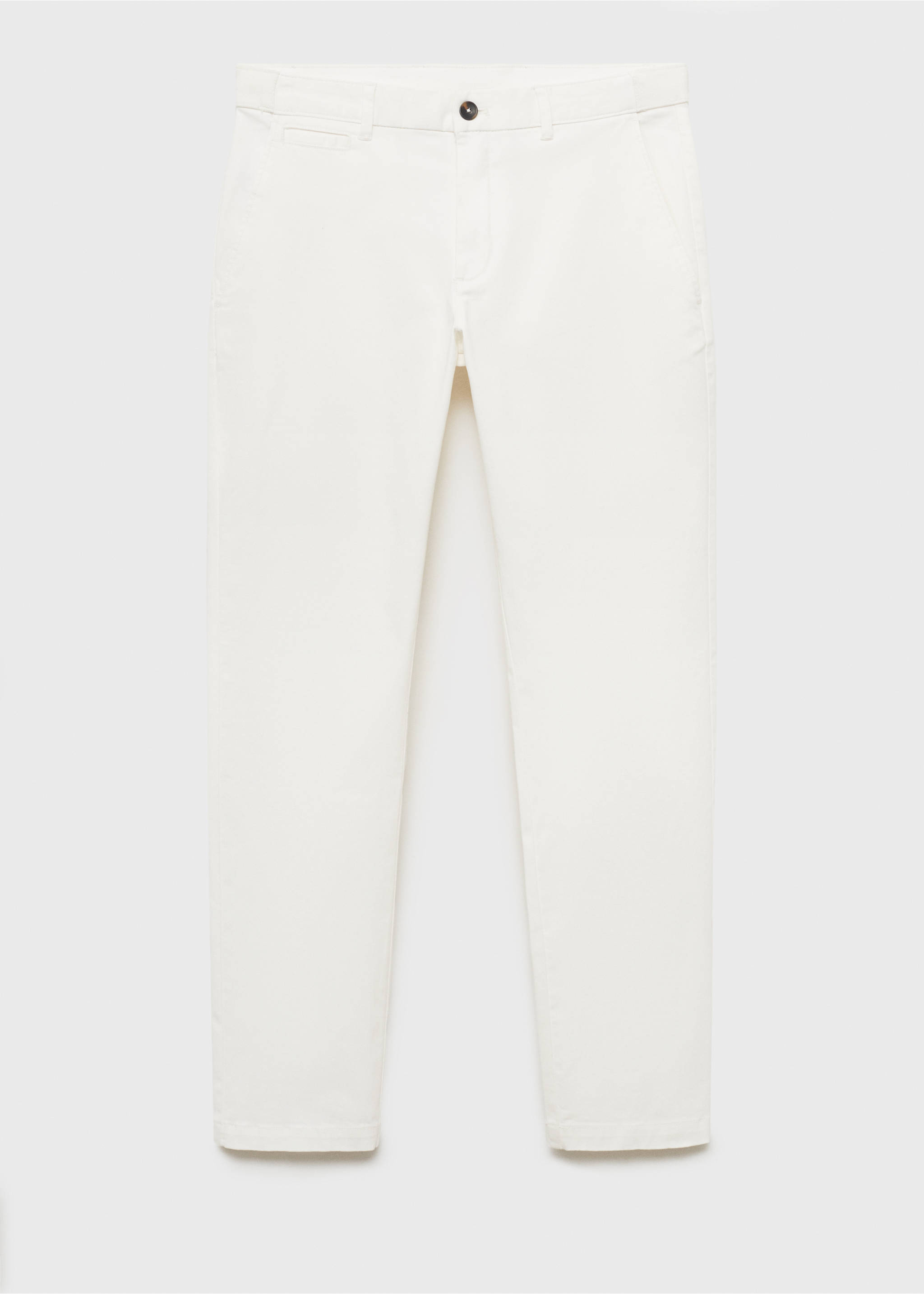 Prato cropped tapered chino trousers - Article without model, Off White. Ref: 17041144-00.
