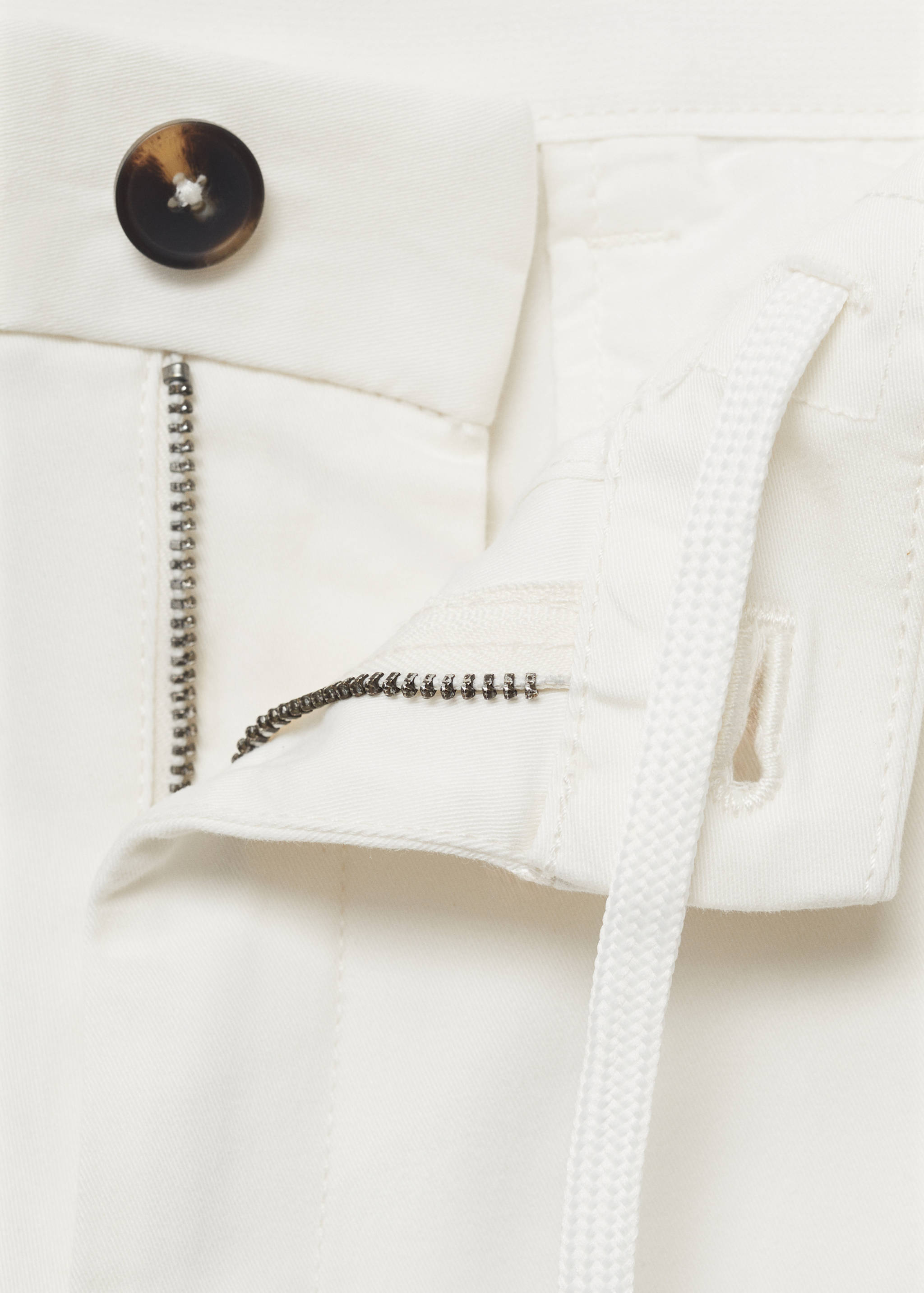 Prato cropped tapered chino trousers - Details of the article 8