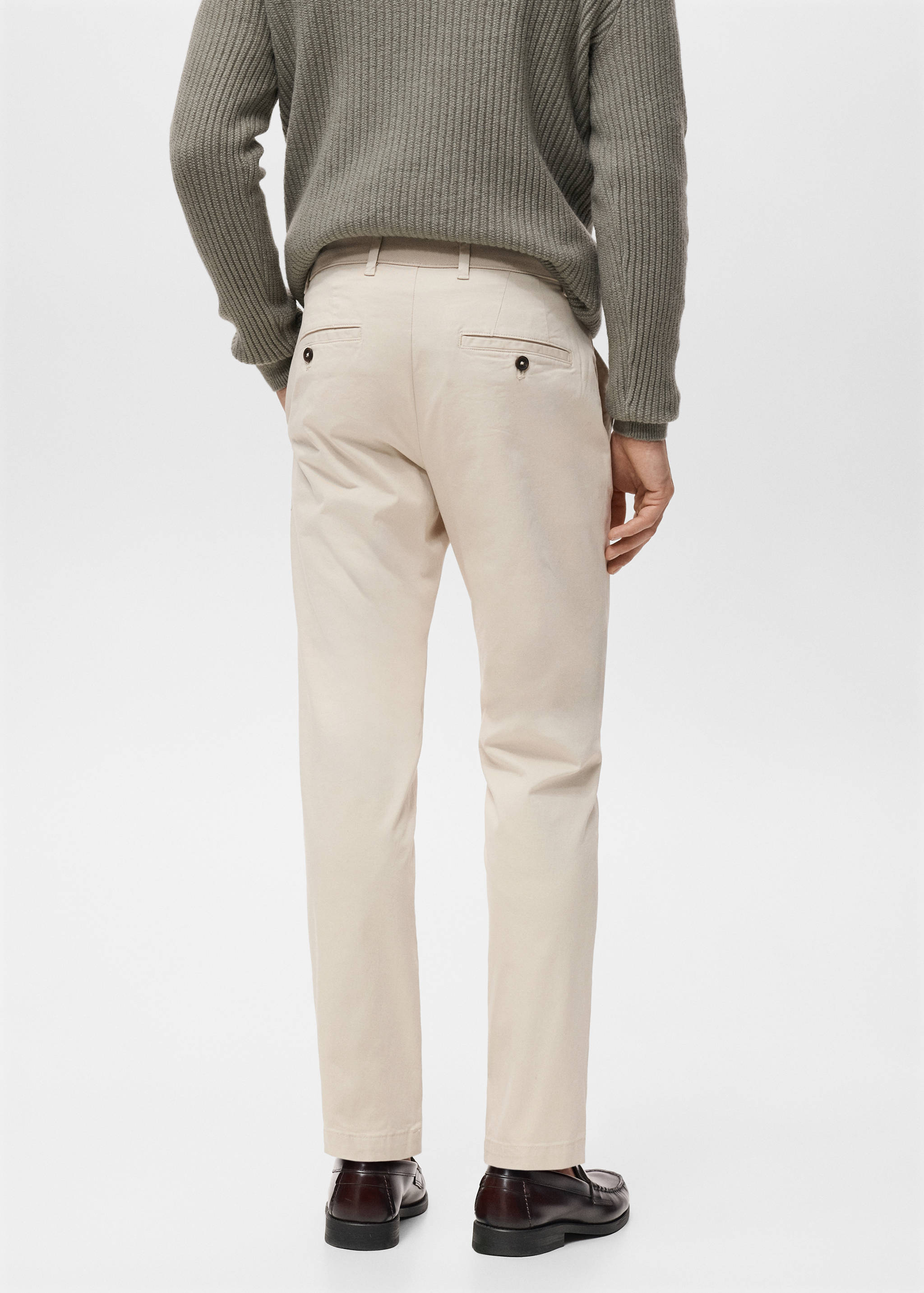 Prato cropped tapered chino trousers - Reverse of the article