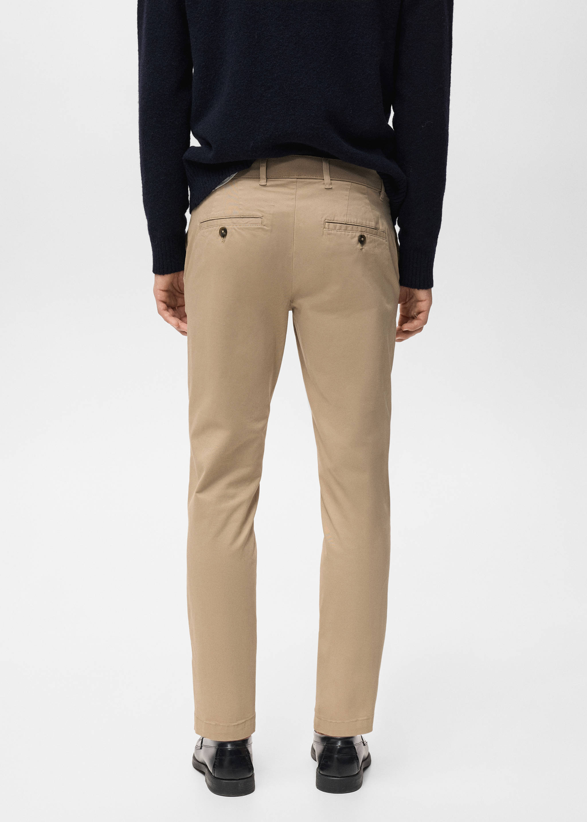 Prato cropped tapered chino trousers - Reverse of the article