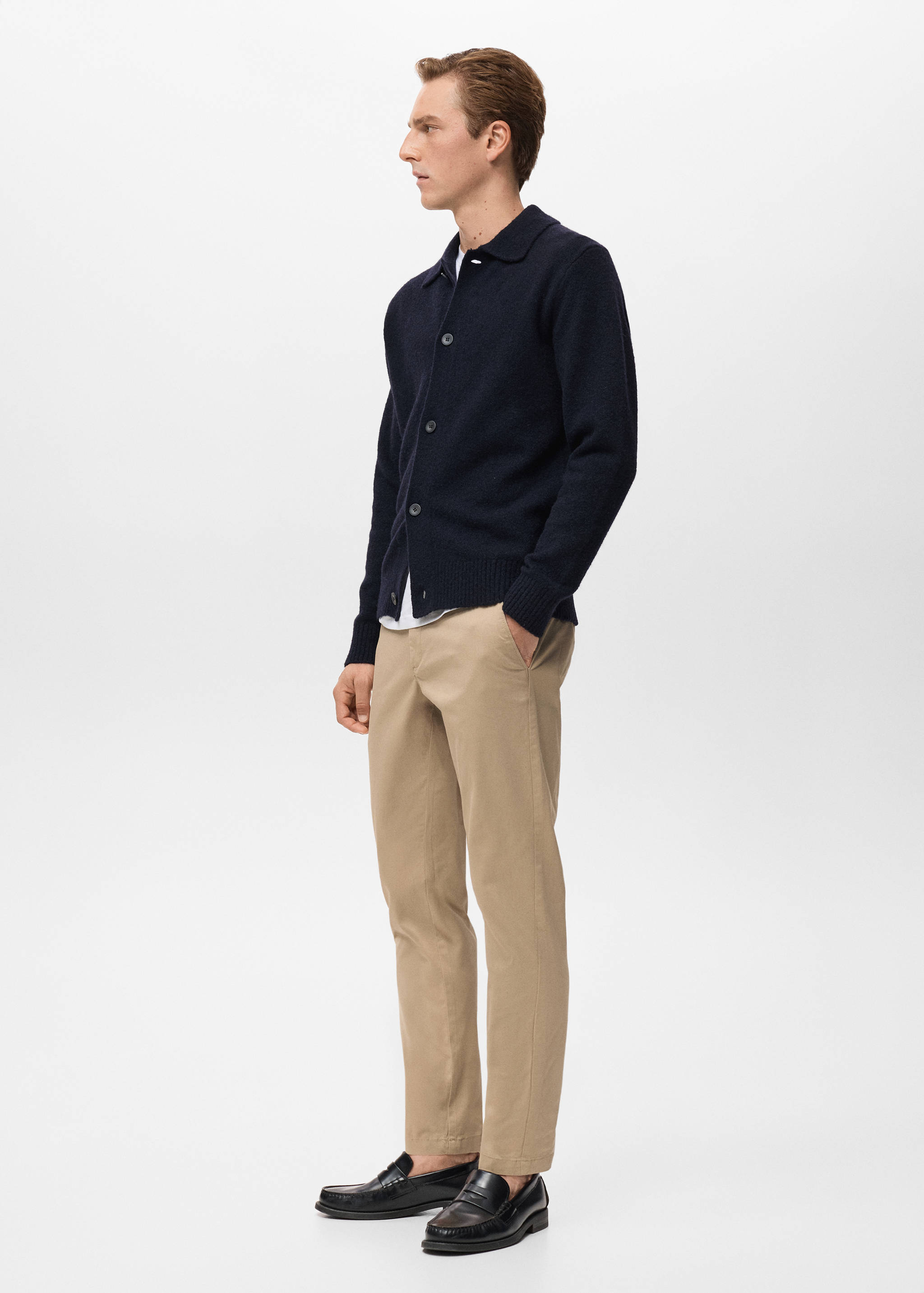 Prato cropped tapered chino trousers - Details of the article 2