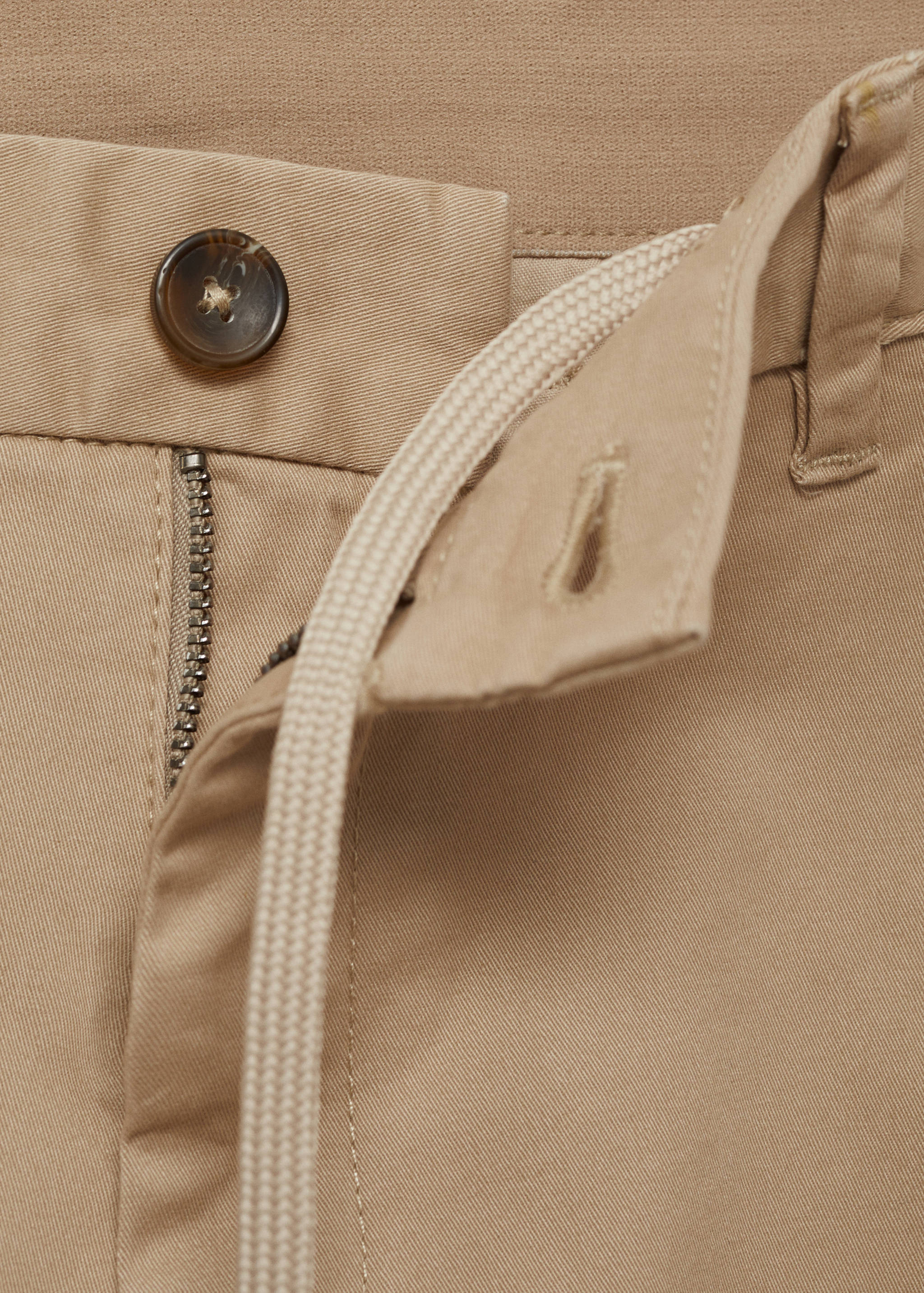 Prato cropped tapered chino trousers - Details of the article 8