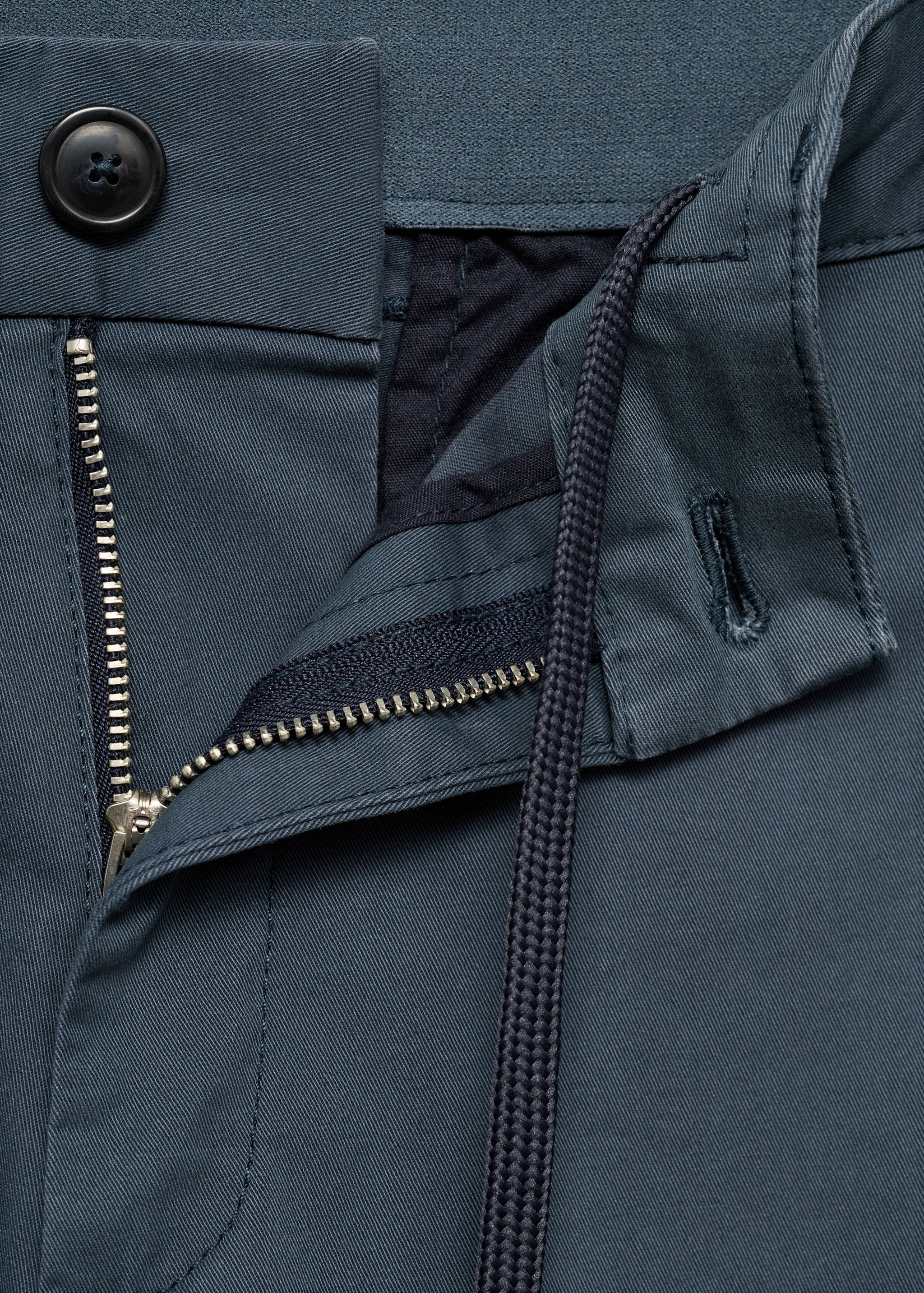 Prato cropped tapered chino trousers - Details of the article 8