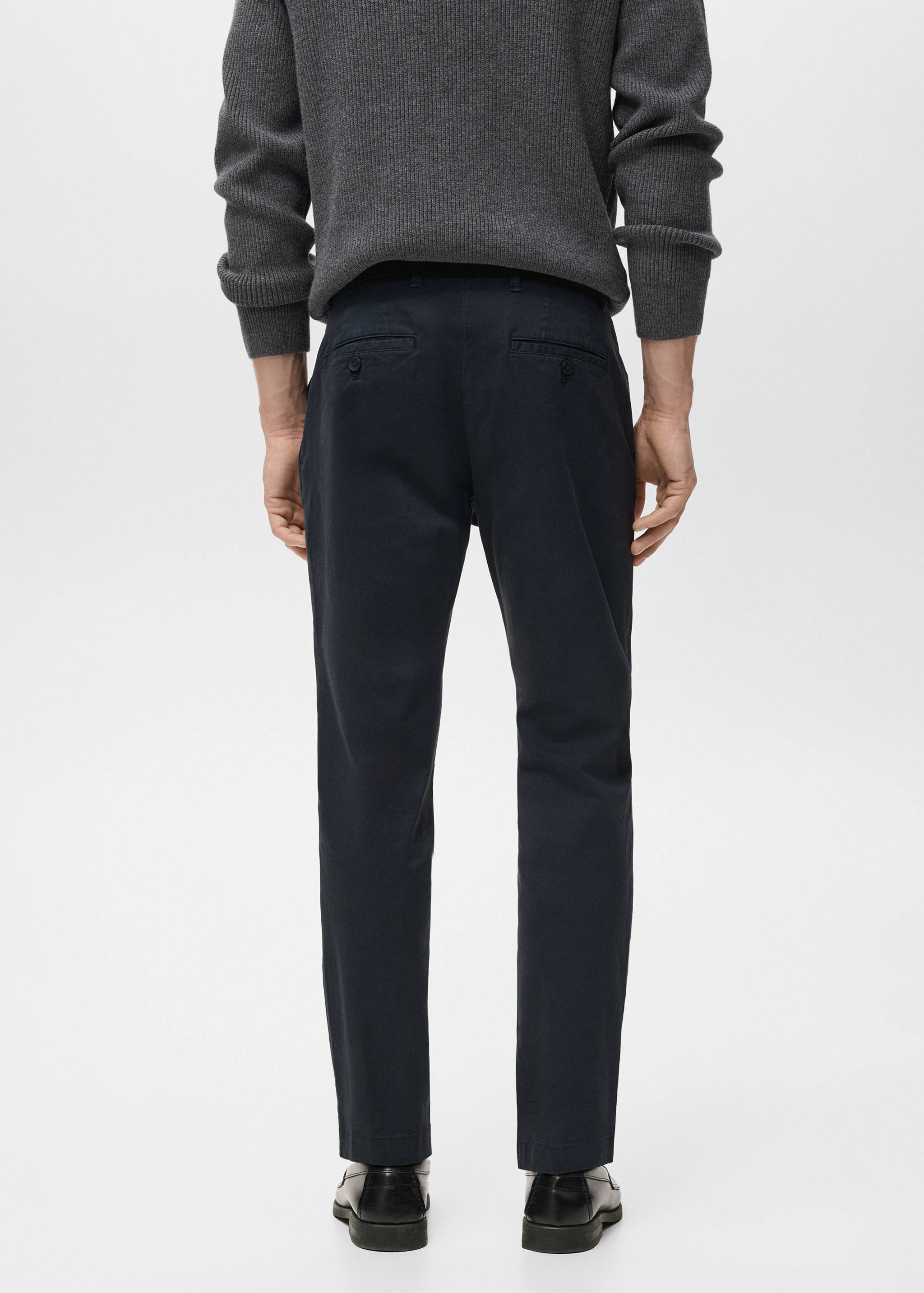 Prato cropped tapered chino trousers - Reverse of the article