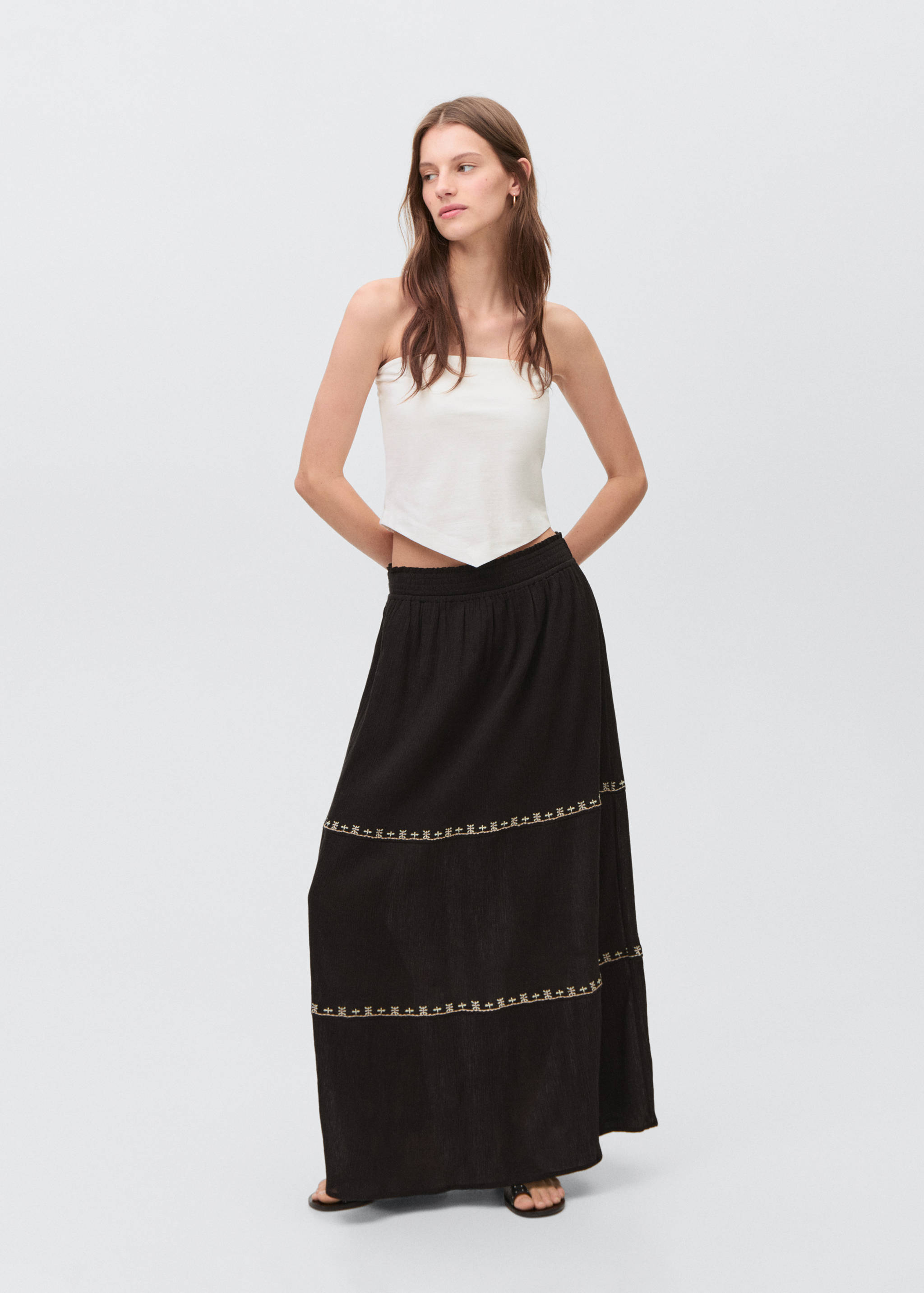 V-neck bandana top - General plane