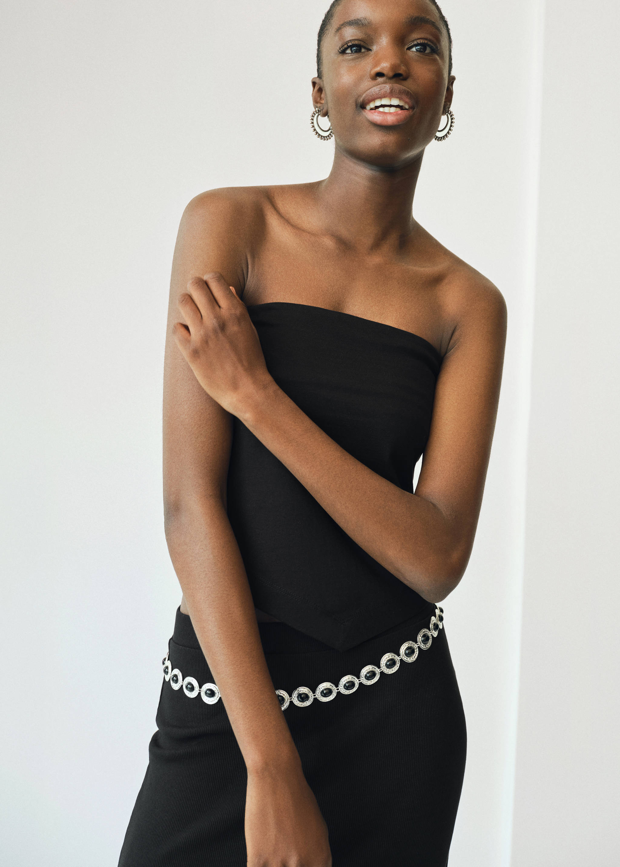 V-neck bandana top - Medium plane