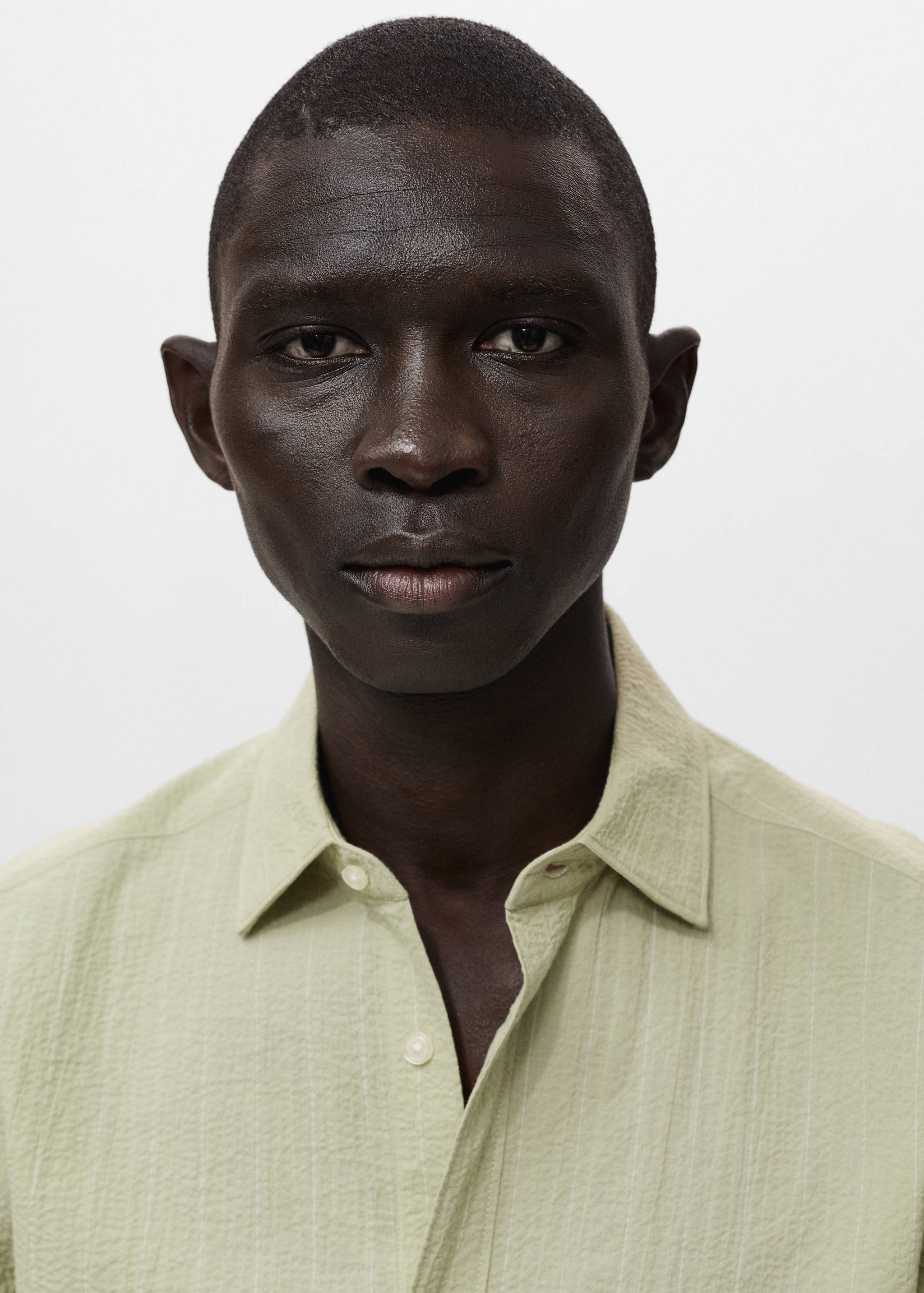 Chemise regular-fit texturée rayures - Détail de l'article 1