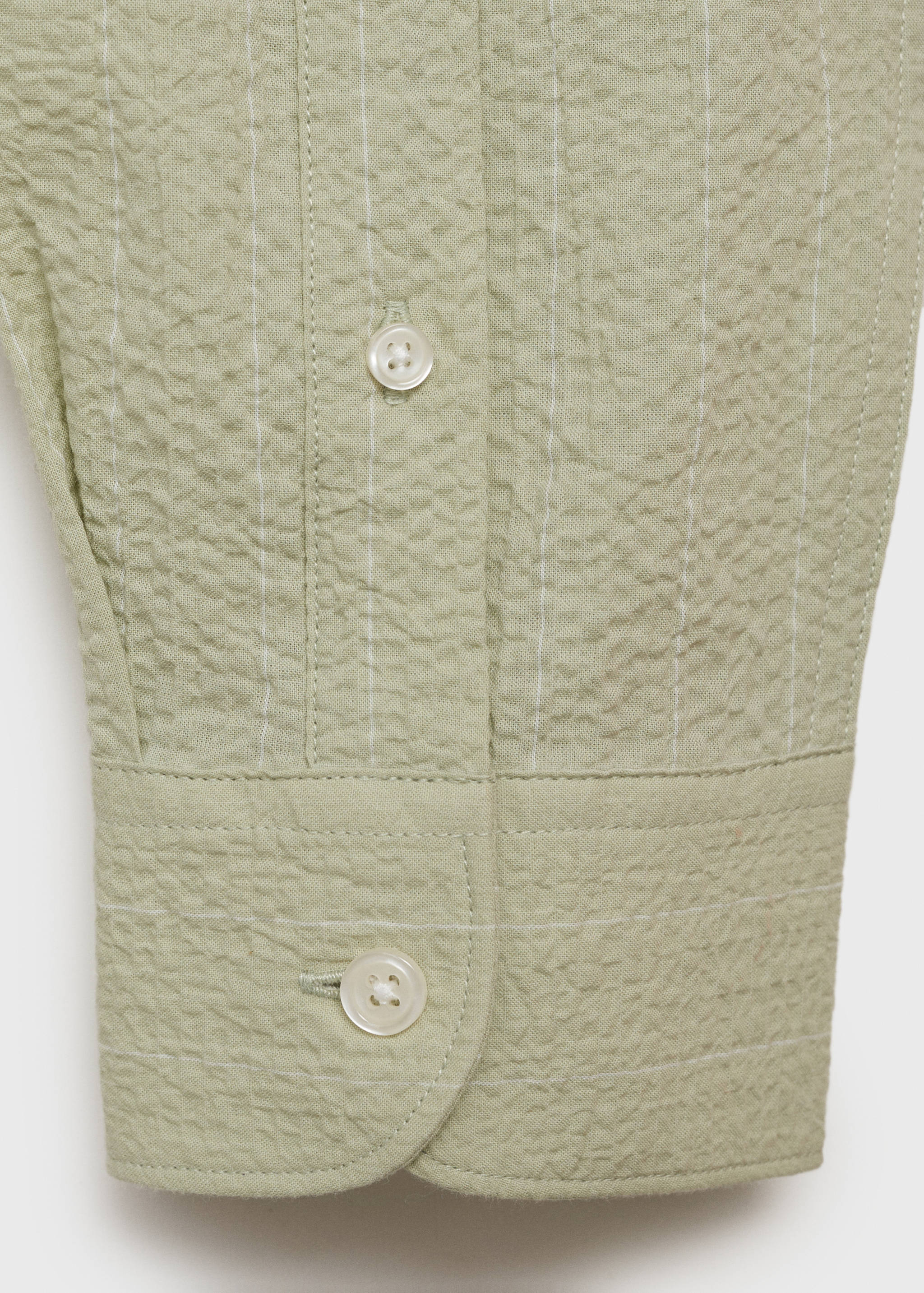 Chemise regular-fit texturée rayures - Détail de l'article 0