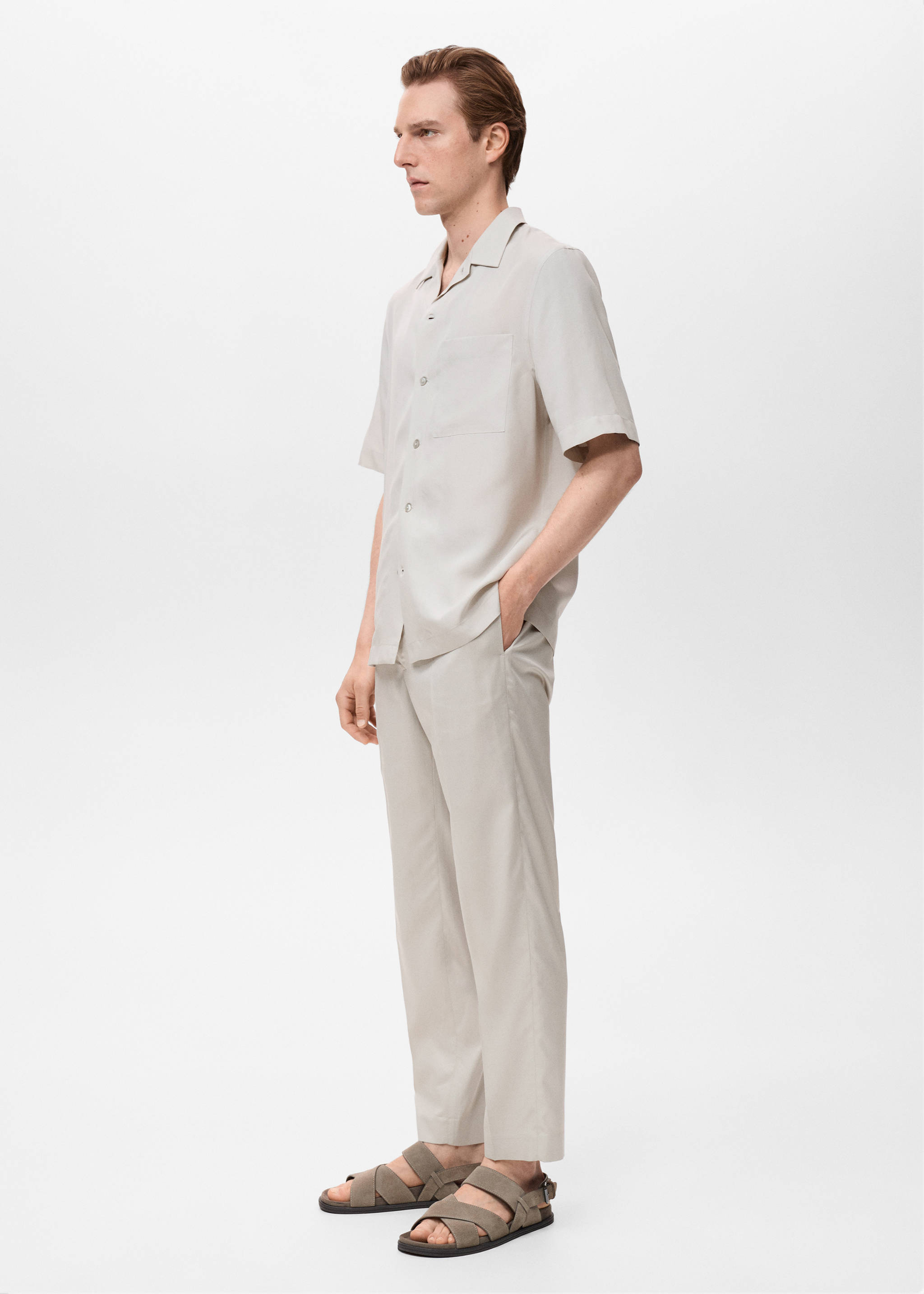 Pantalón jogger algodon lyocell - Detalle del artículo 2