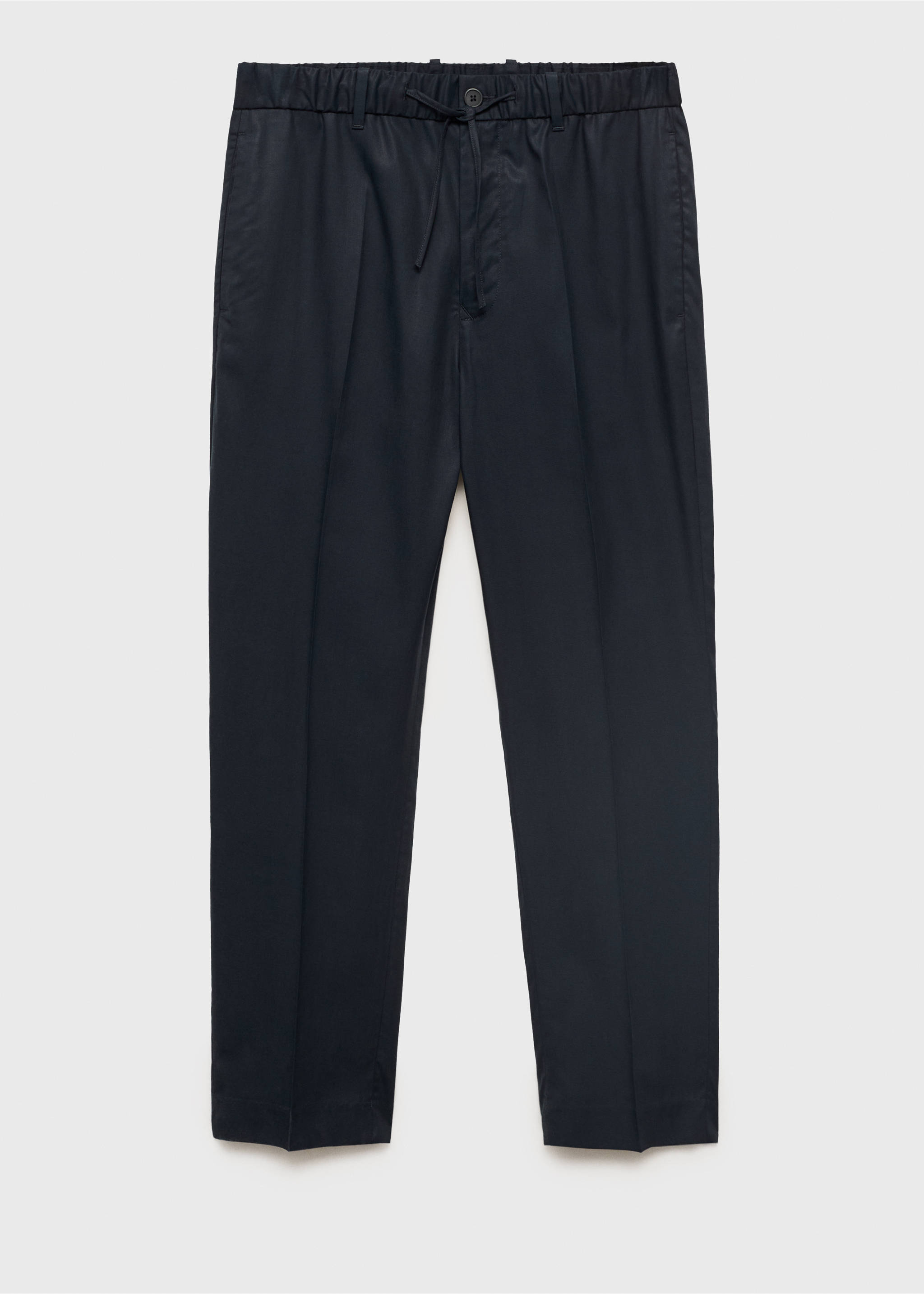 Lyocell cotton joggers - Article without model, Navy. Ref: 17041150-00.