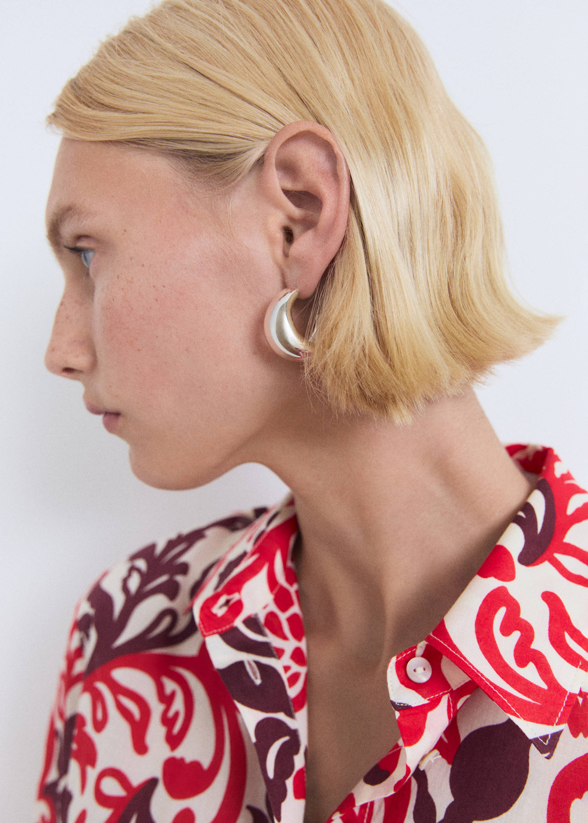 Printed cotton shirt - Details of the article 1