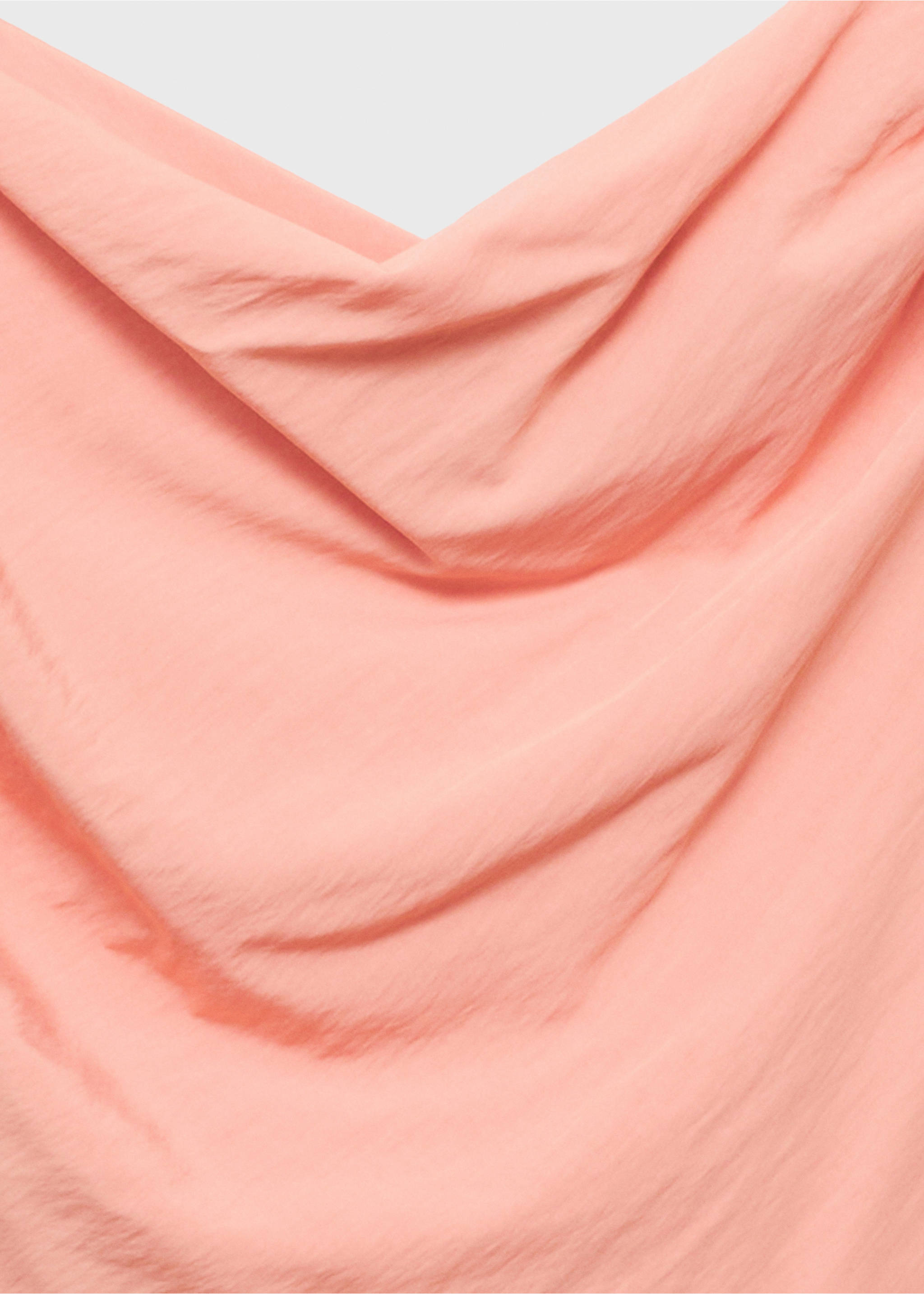 Gedrapeerde asymmetrische blouse - Detail van het artikel 8, Roze. Ref: 17041153-00.