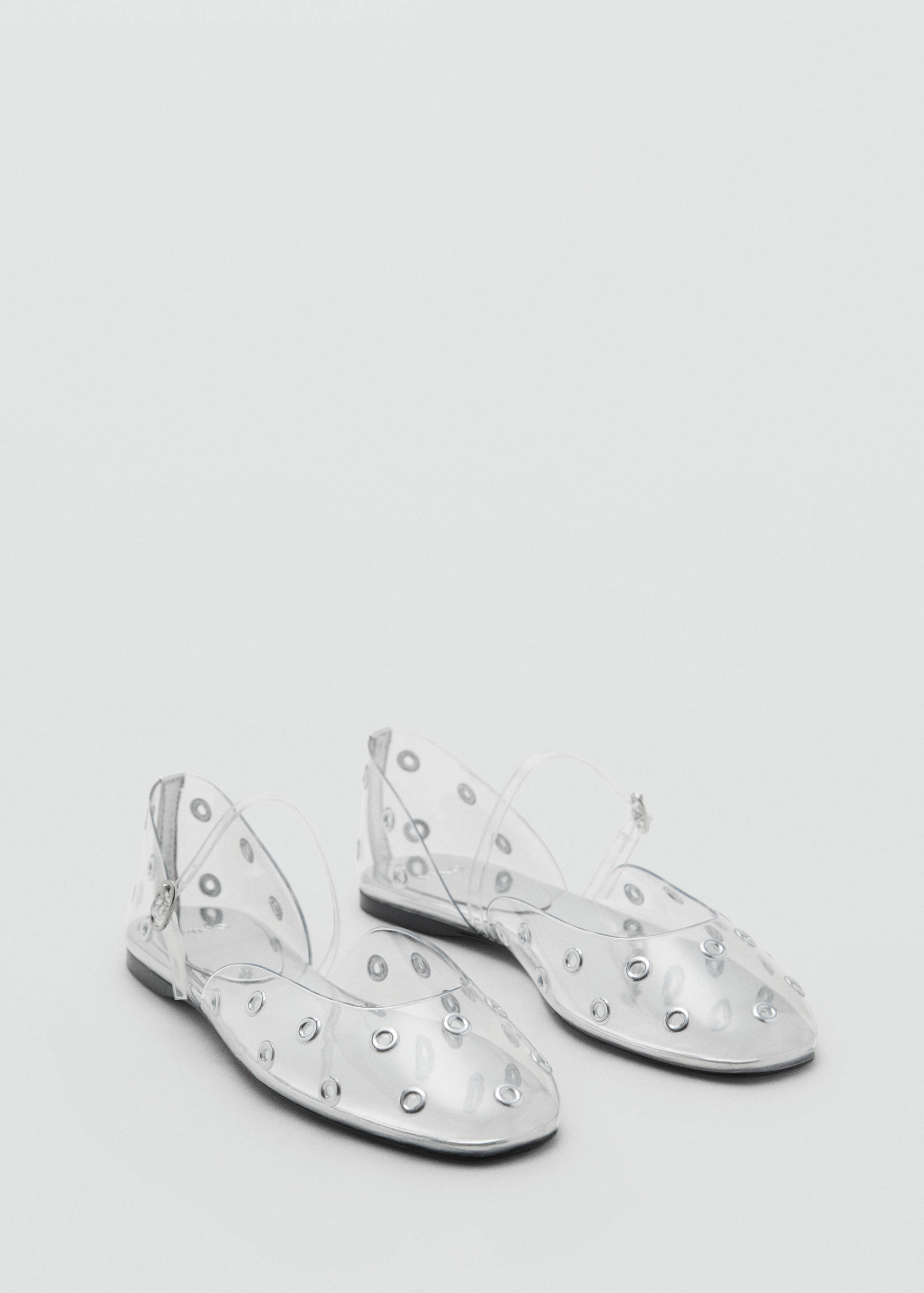 Vinyl shoes with eyelets - Medium plane