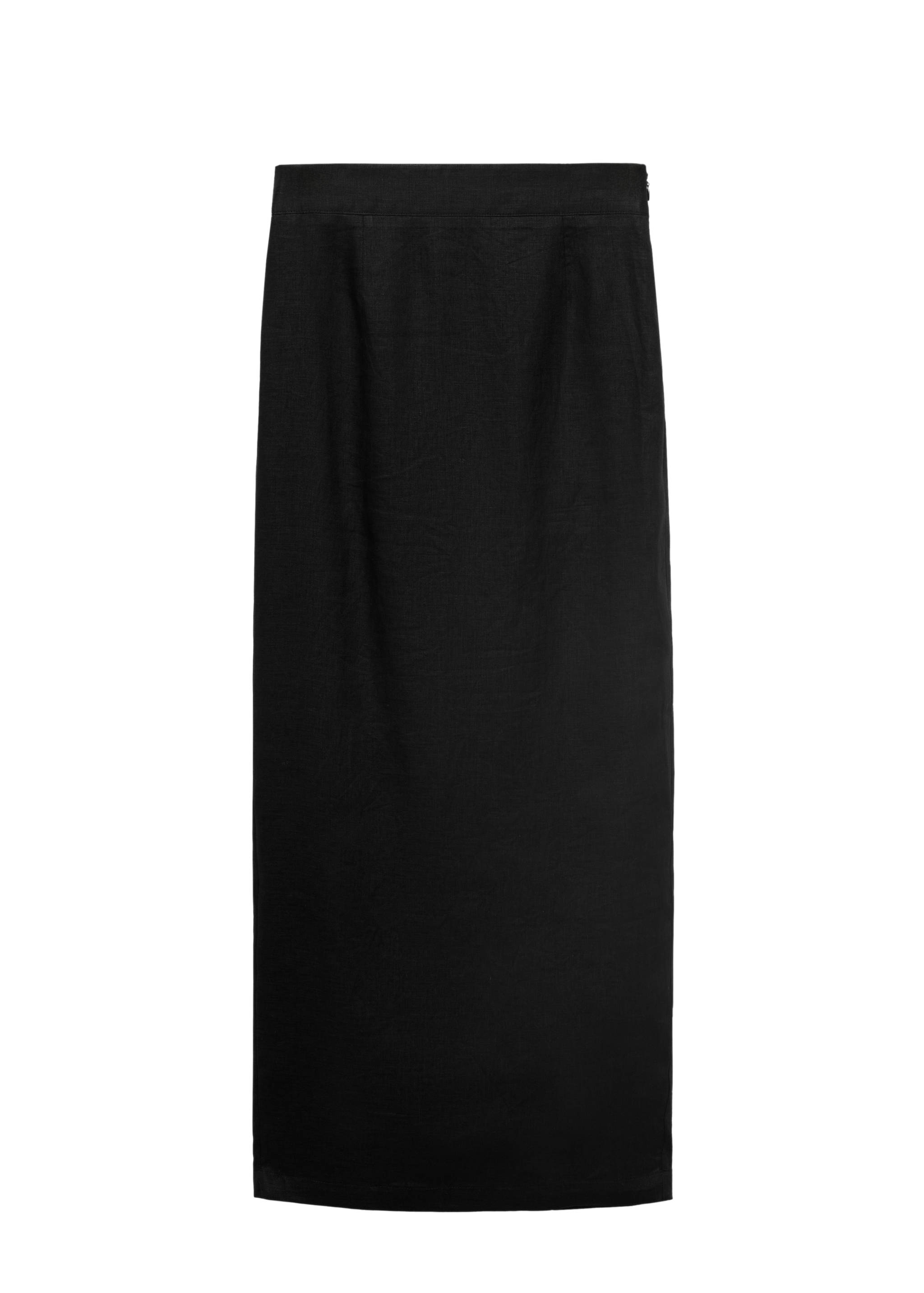 Linen pencil skirt - Details of the article 7