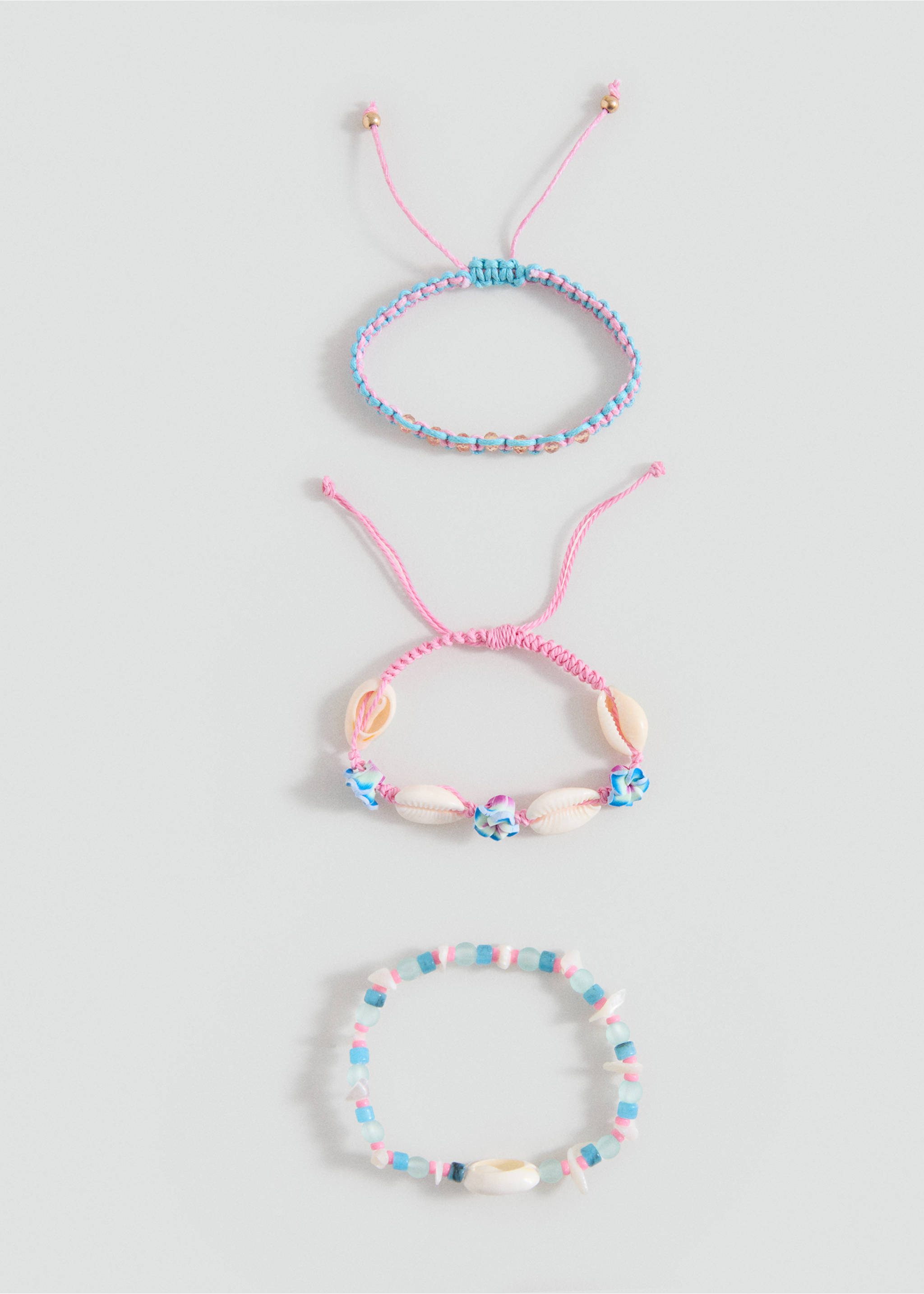 3er-Pack Armbänder - Mittlere Ansicht, Rosa. Ref: 17041163-00.