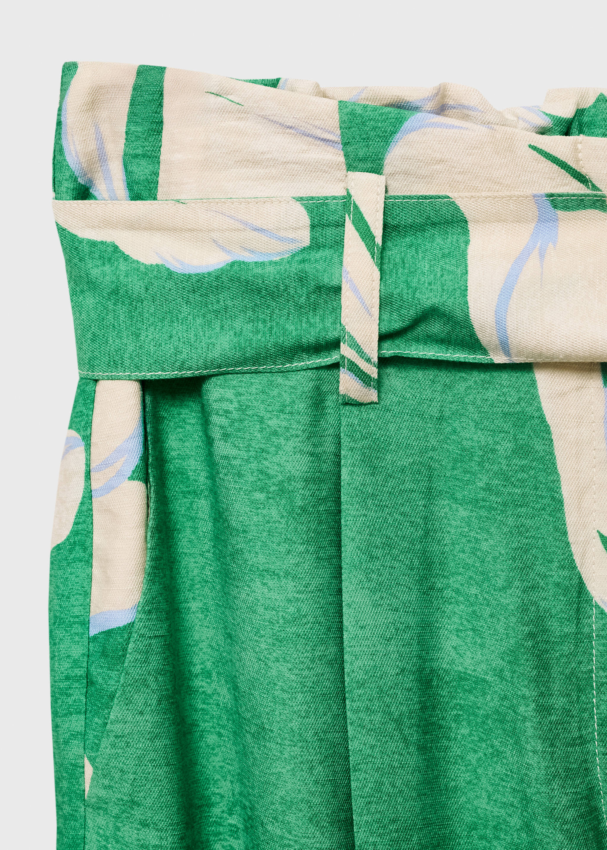 Pantalon imprimé ceinture - Détail de l'article 7