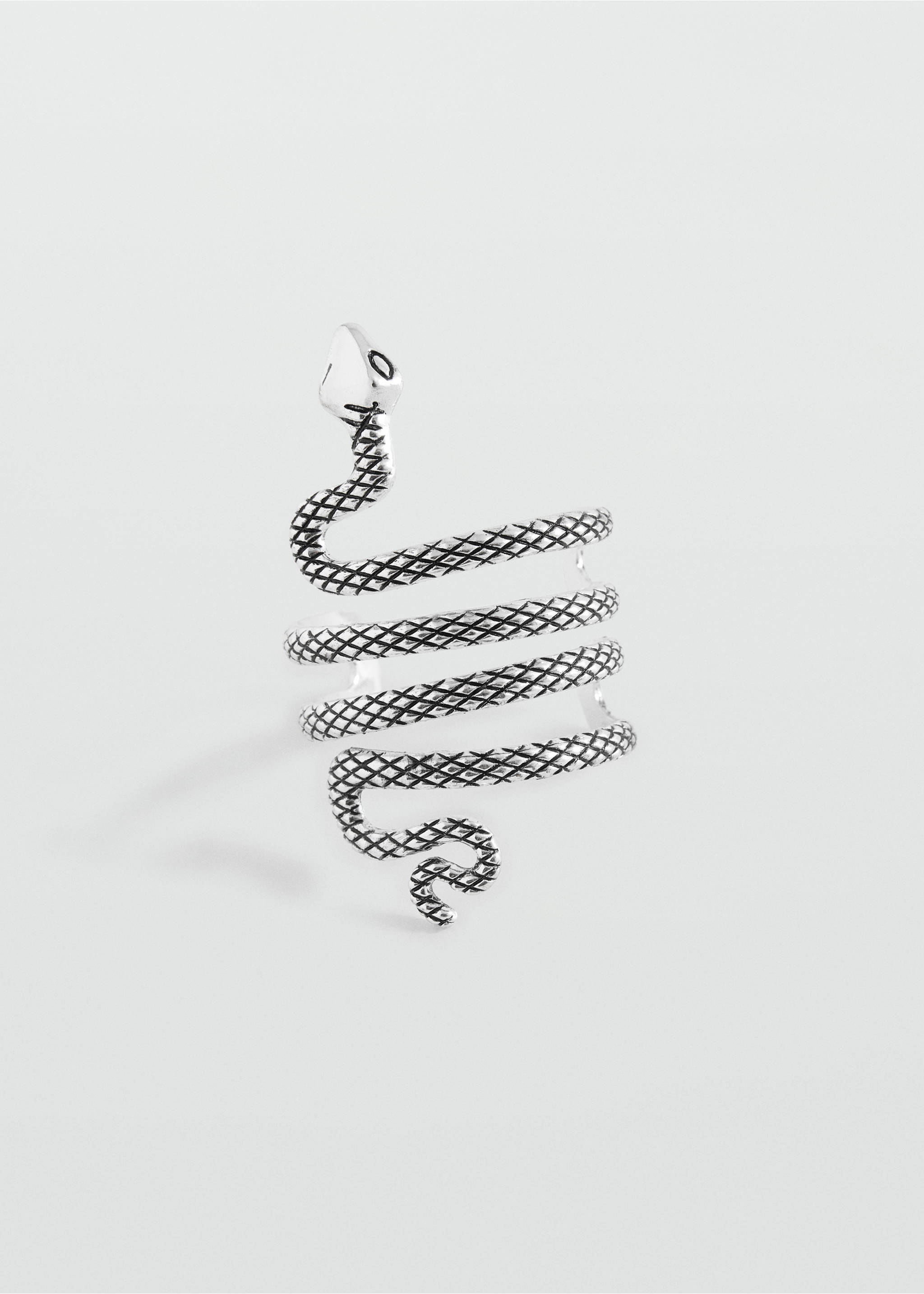 Snake-effect cuff - Article without model, Silver. Ref: 17041167-00.