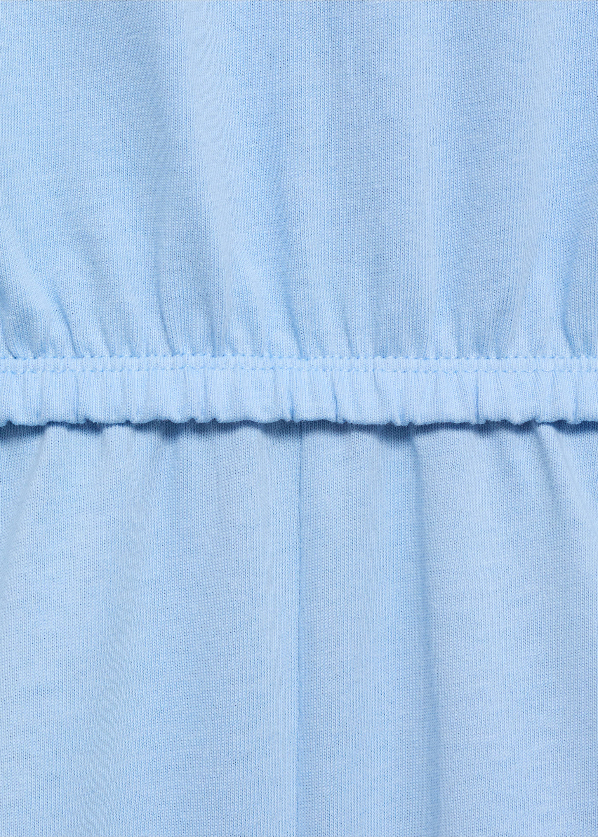 Combi-short froncé - Détail de l'article 8, Bleu ciel. Ref: 17041171-00.