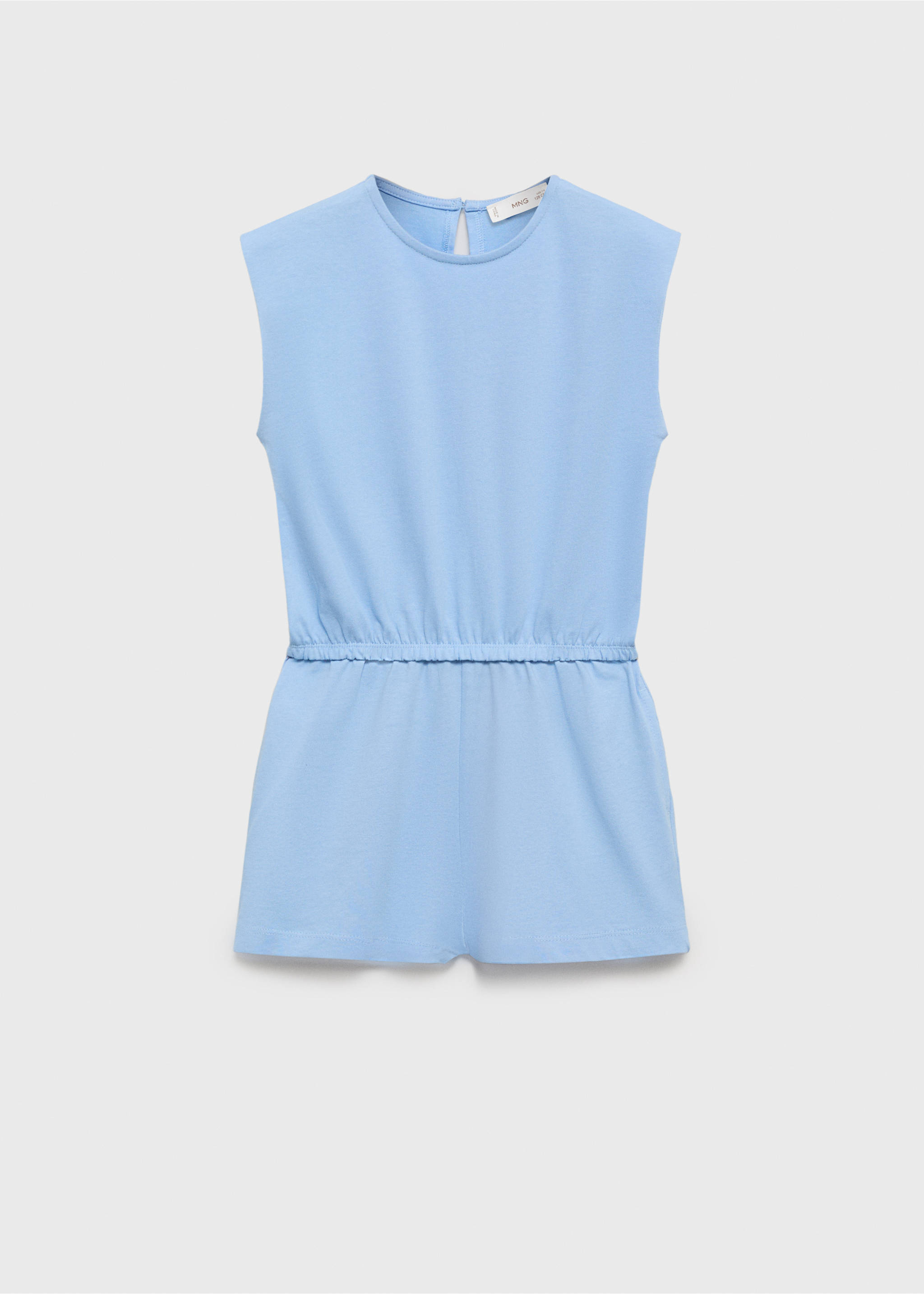 Combi-short froncé - Article sans modèle, Bleu ciel. Ref: 17041171-00.
