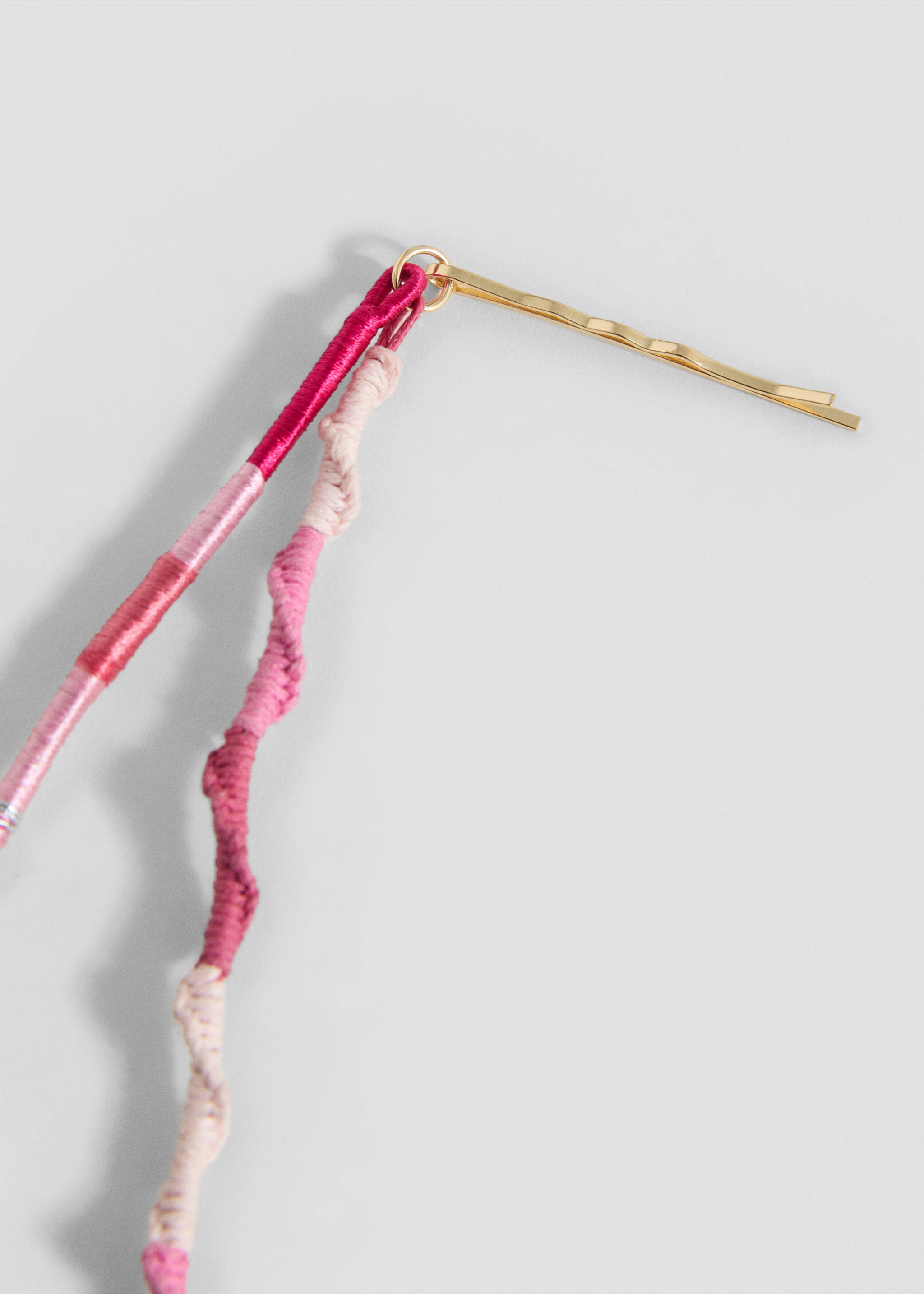 Hairclip - Medium plane, Pink. Ref: 17041173-00.