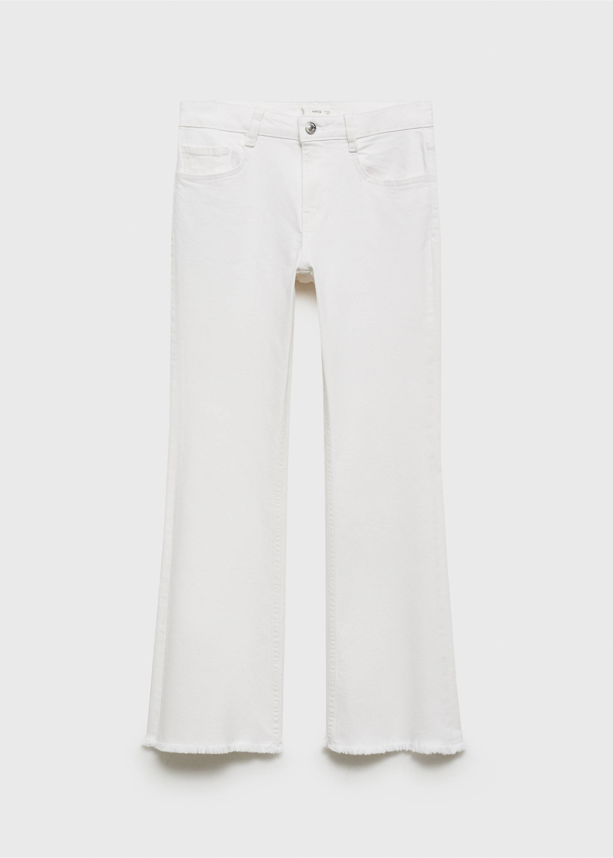 Frayed low-rise skinny jeans - Article without model, Off White. Ref: 17041180-00.