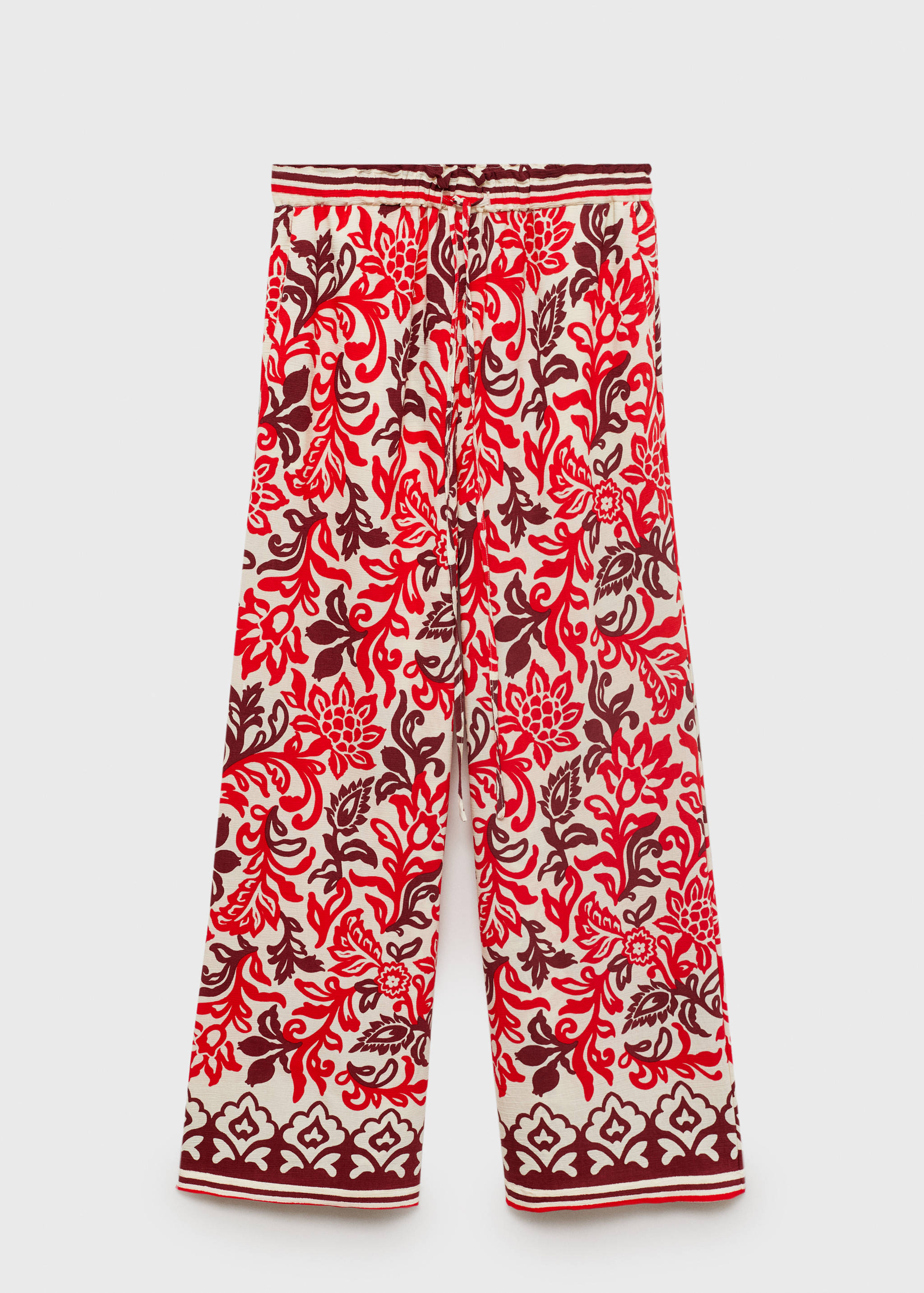Flowy printed trousers - Article without model