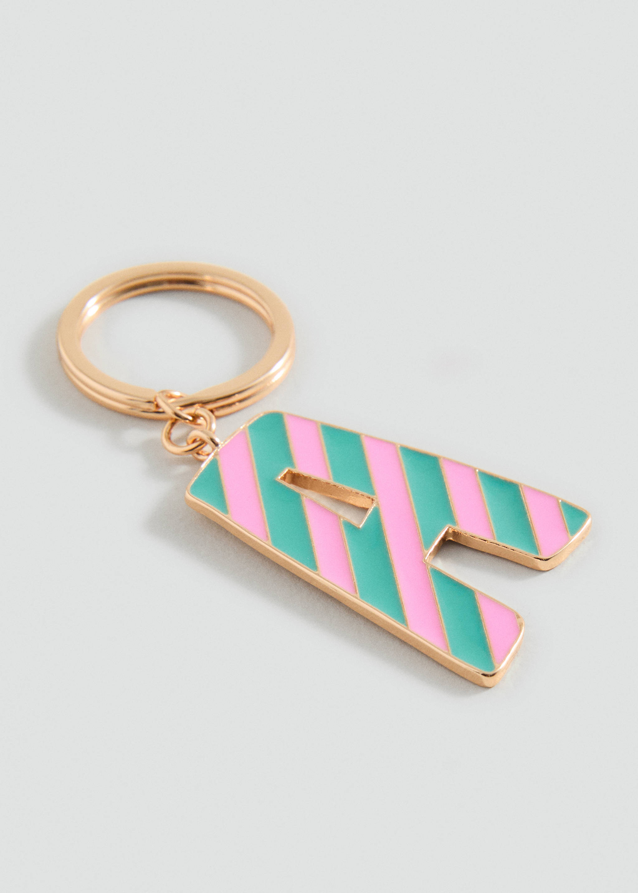 Key ring with initials - Medium plane