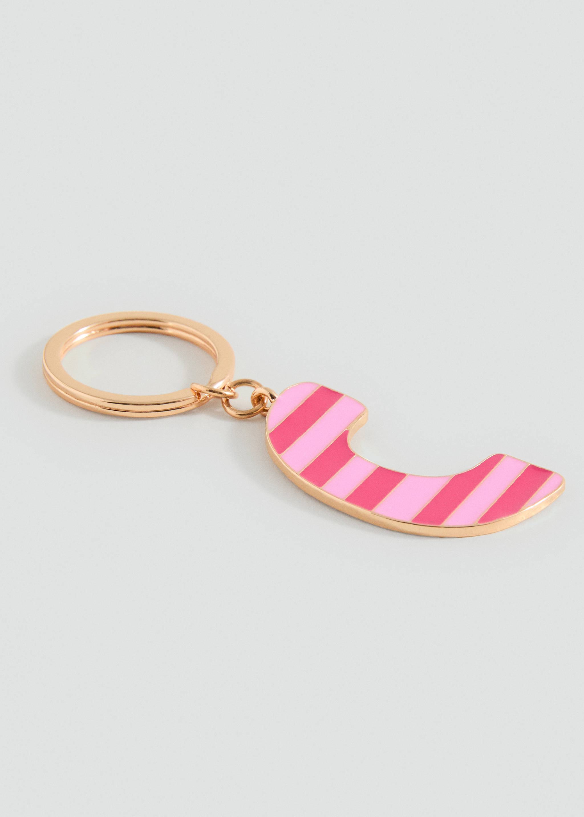 Key ring with initials - Medium plane