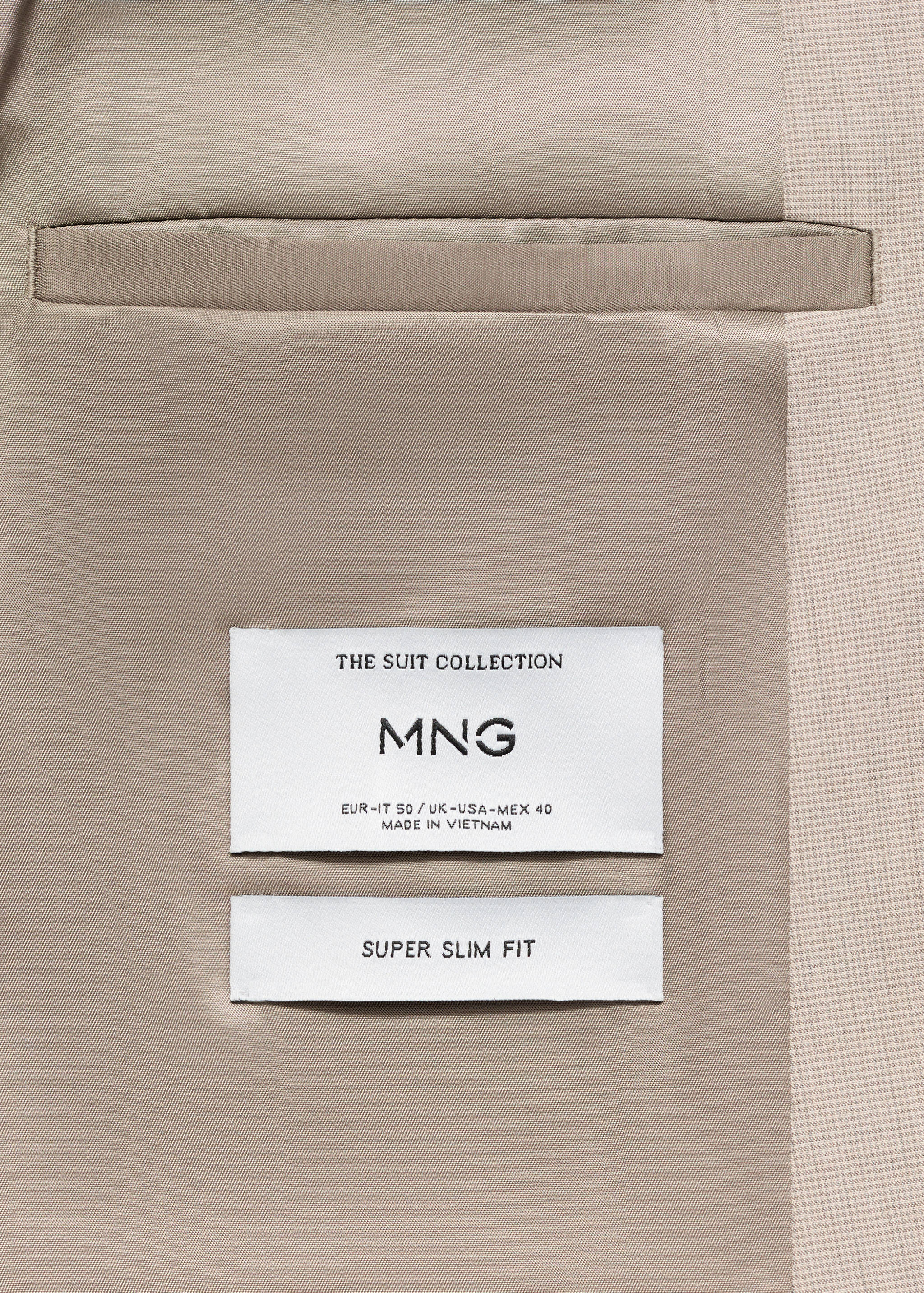 Veste costume París super slim-fit - Détail de l'article 0