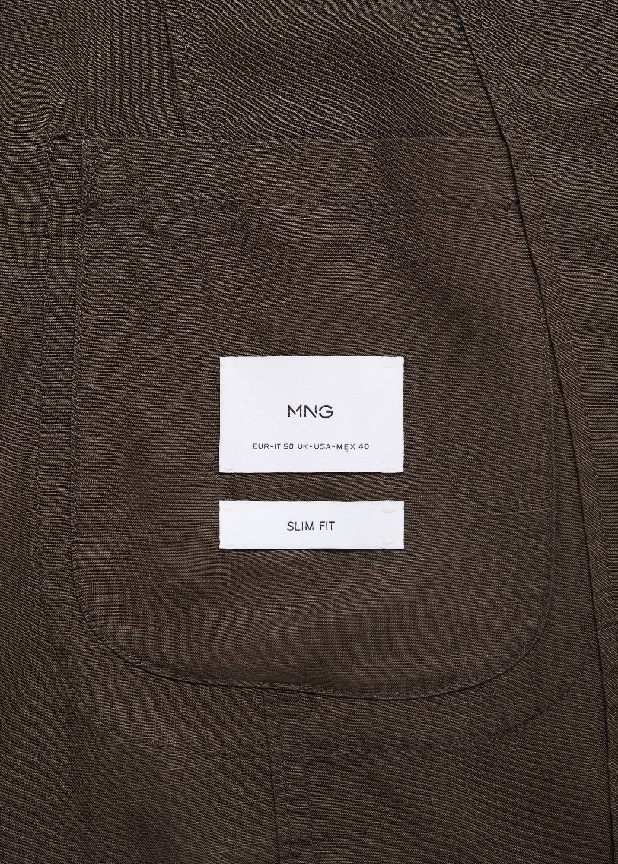 Veste de costume slim fit lin - Détail de l'article 0