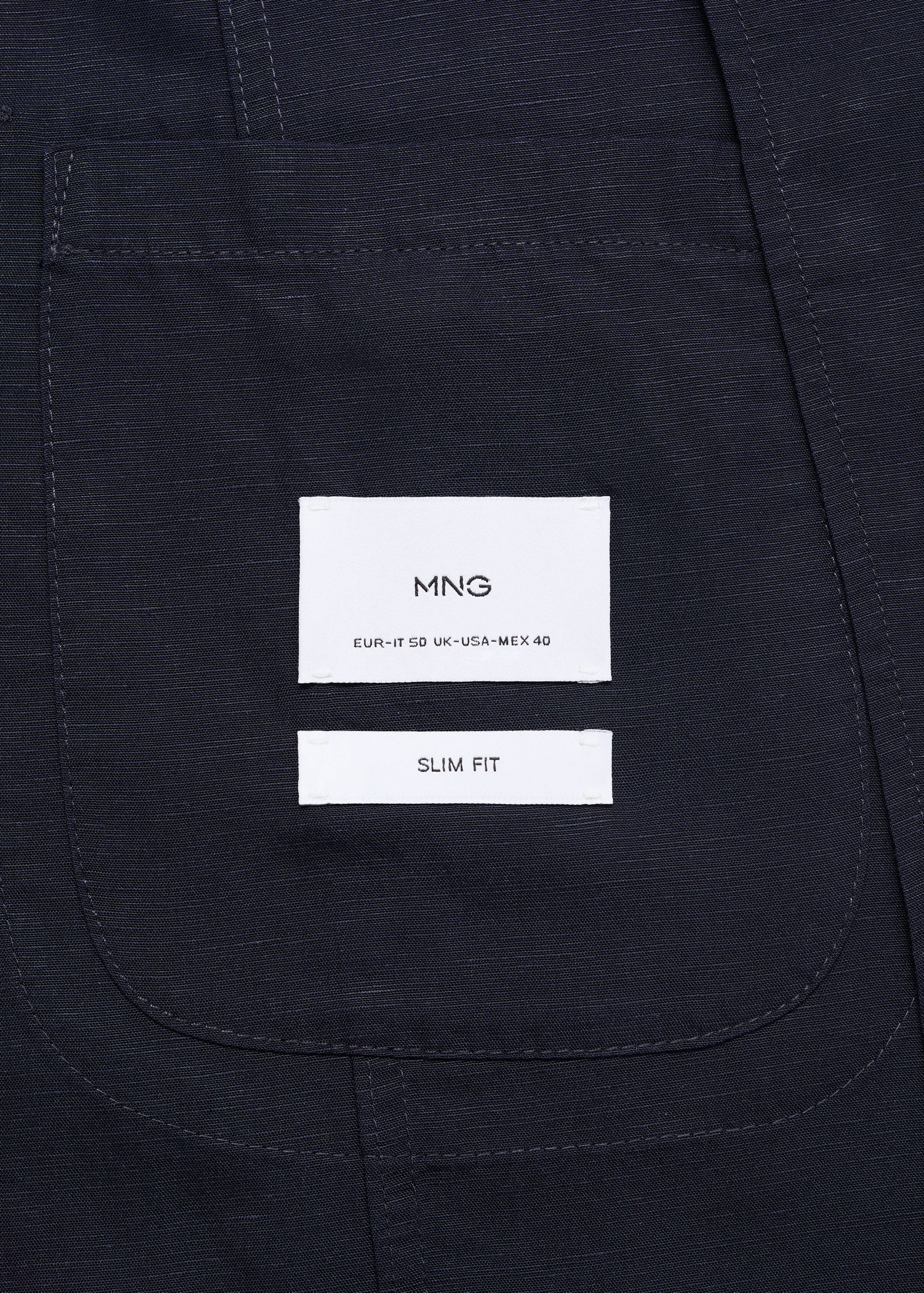 Veste de costume slim fit lin - Détail de l'article 8