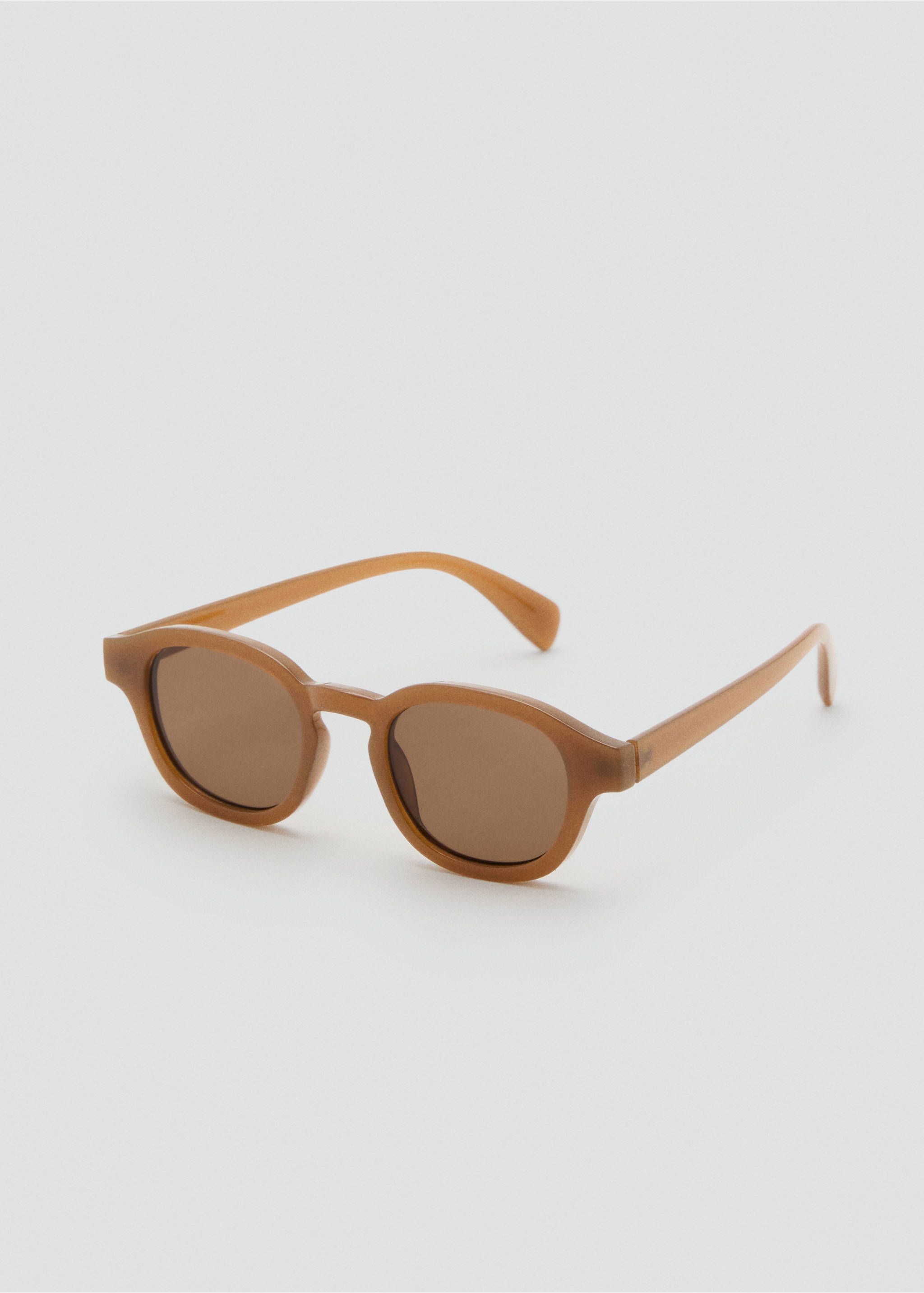 Lunettes de soleil monture plastique - Plan moyen, Caramel. Ref: 17041196-00.