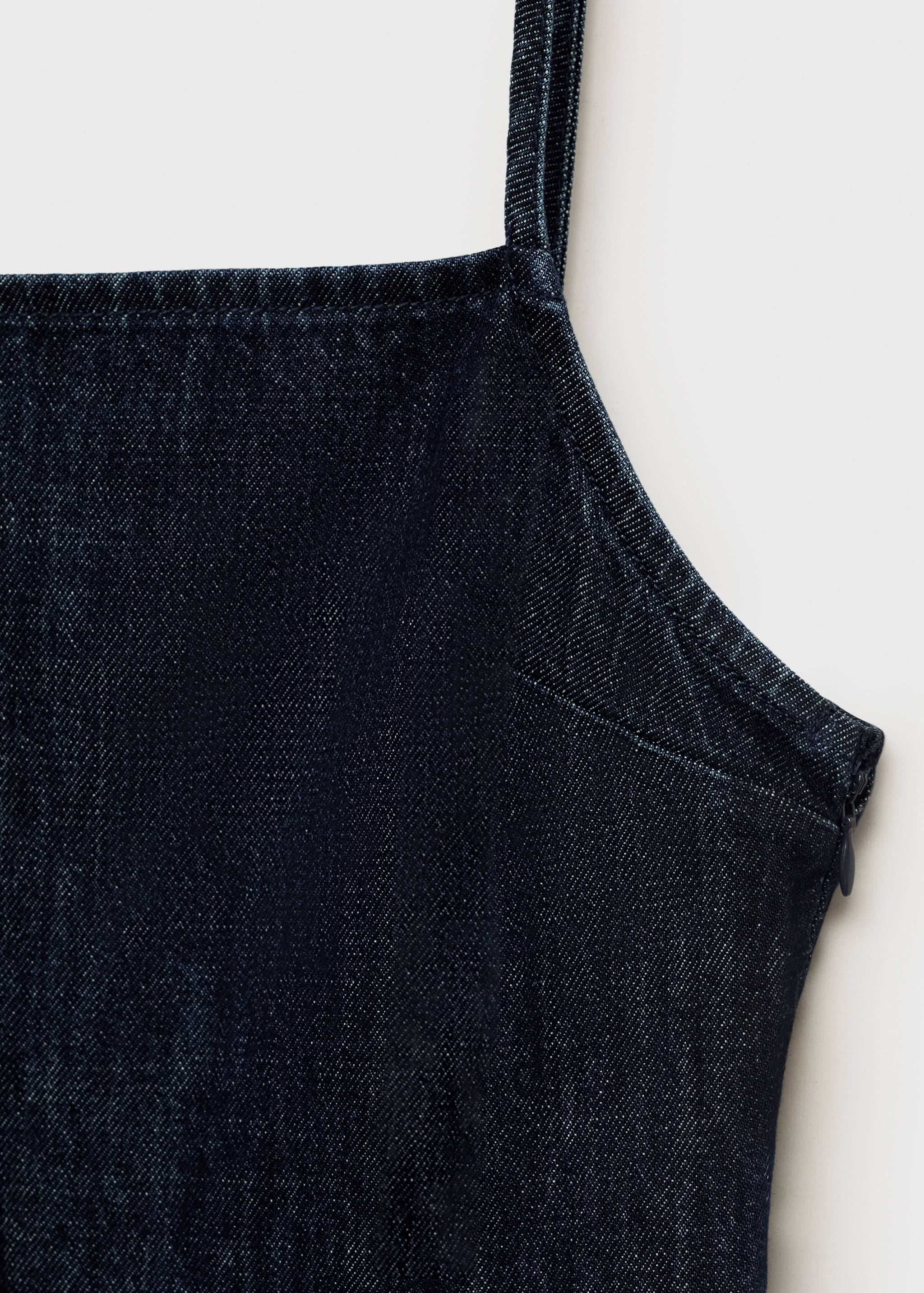 Double-breasted denim jumpsuit - Details of the article 8