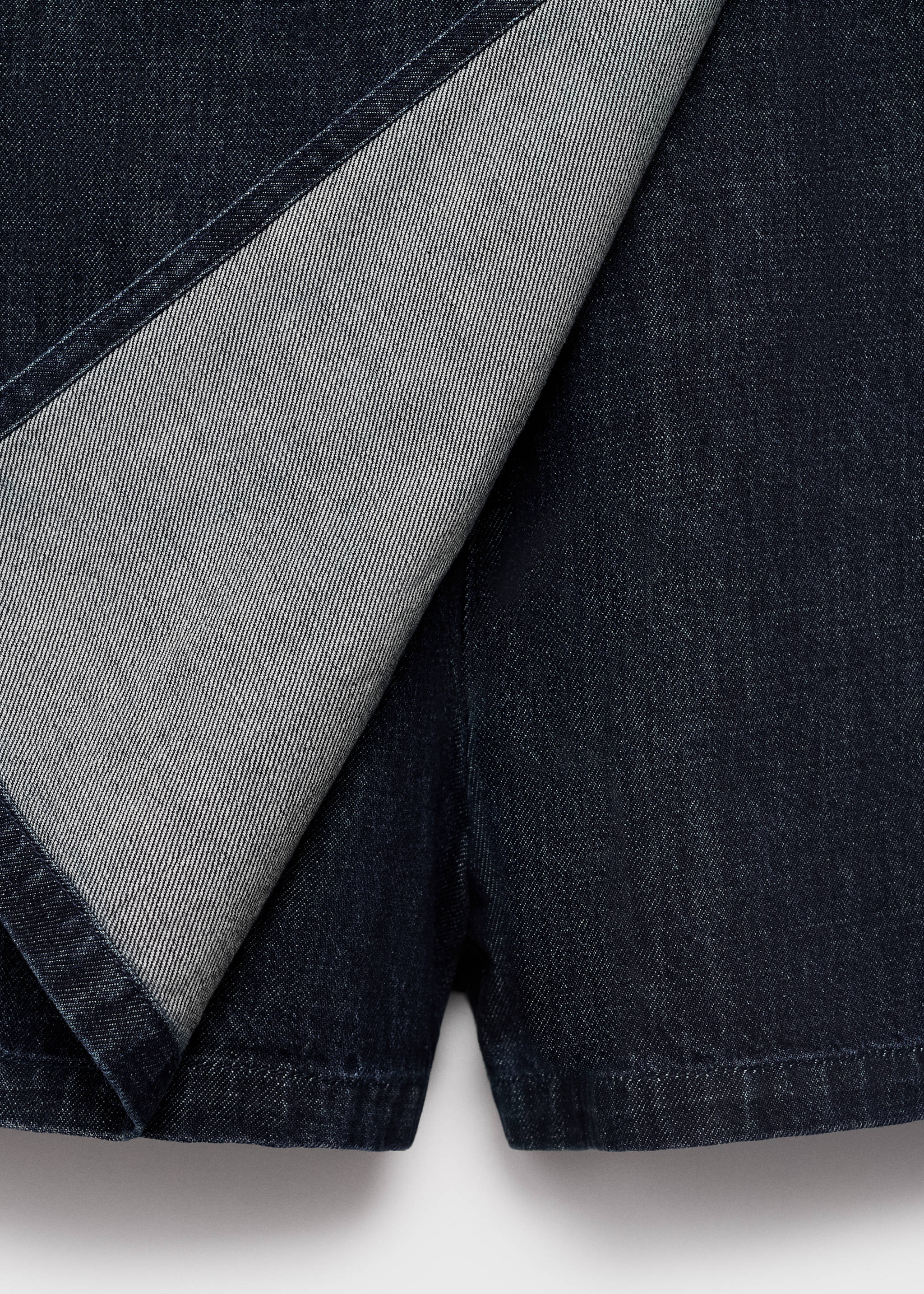 Double-breasted denim jumpsuit - Details of the article 0
