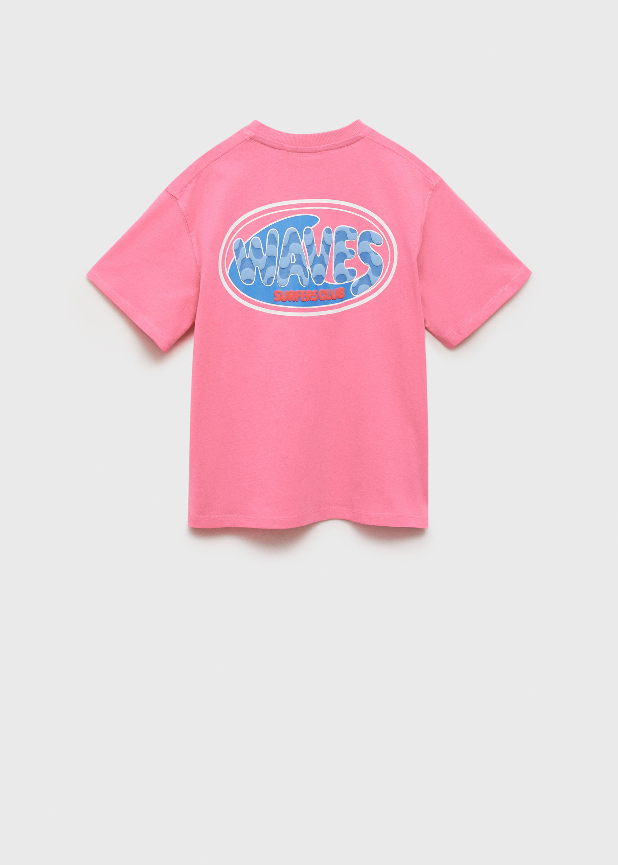 Printed cotton-blend T-shirt - Reverse of the article