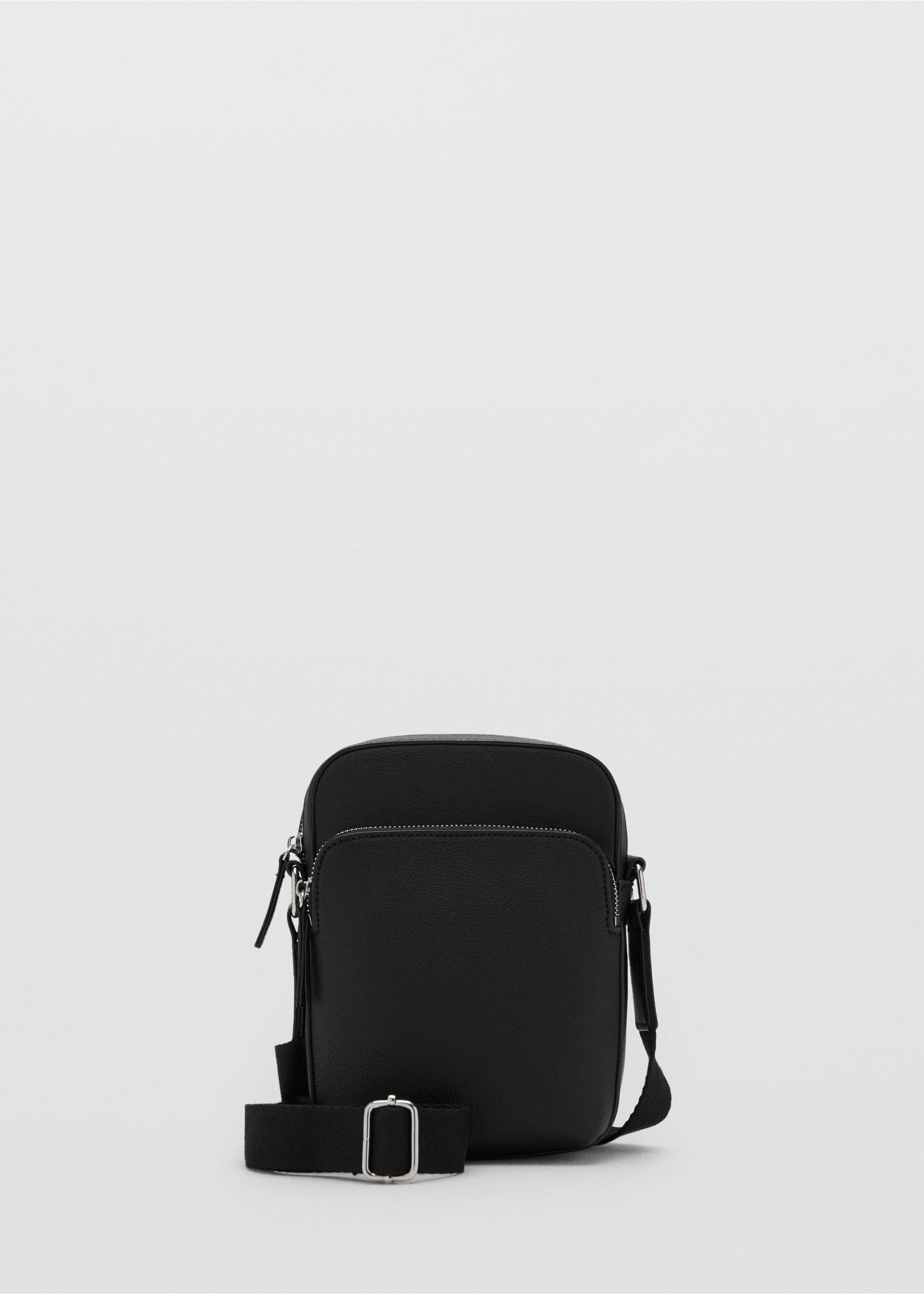 Patent faux-leather shoulder bag - Article without model, Black. Ref: 17041203-00.