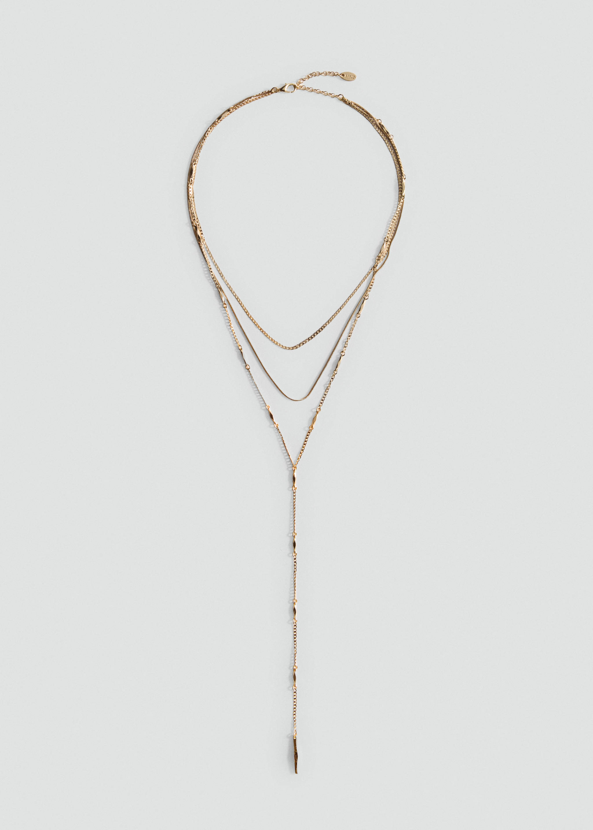 Long triple necklace - Article without model