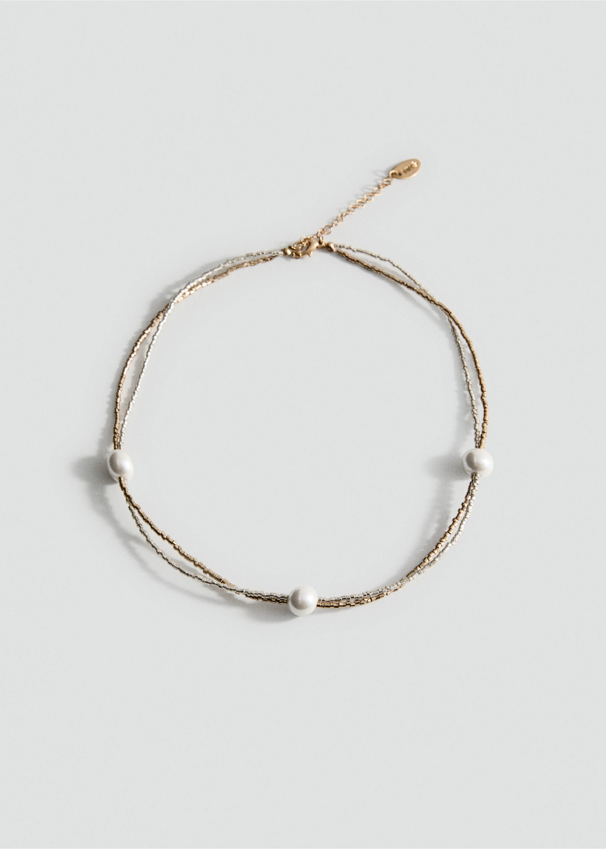 Collar doble combinado - Artículo sin modelo, Oro. Ref: 17041205-00.