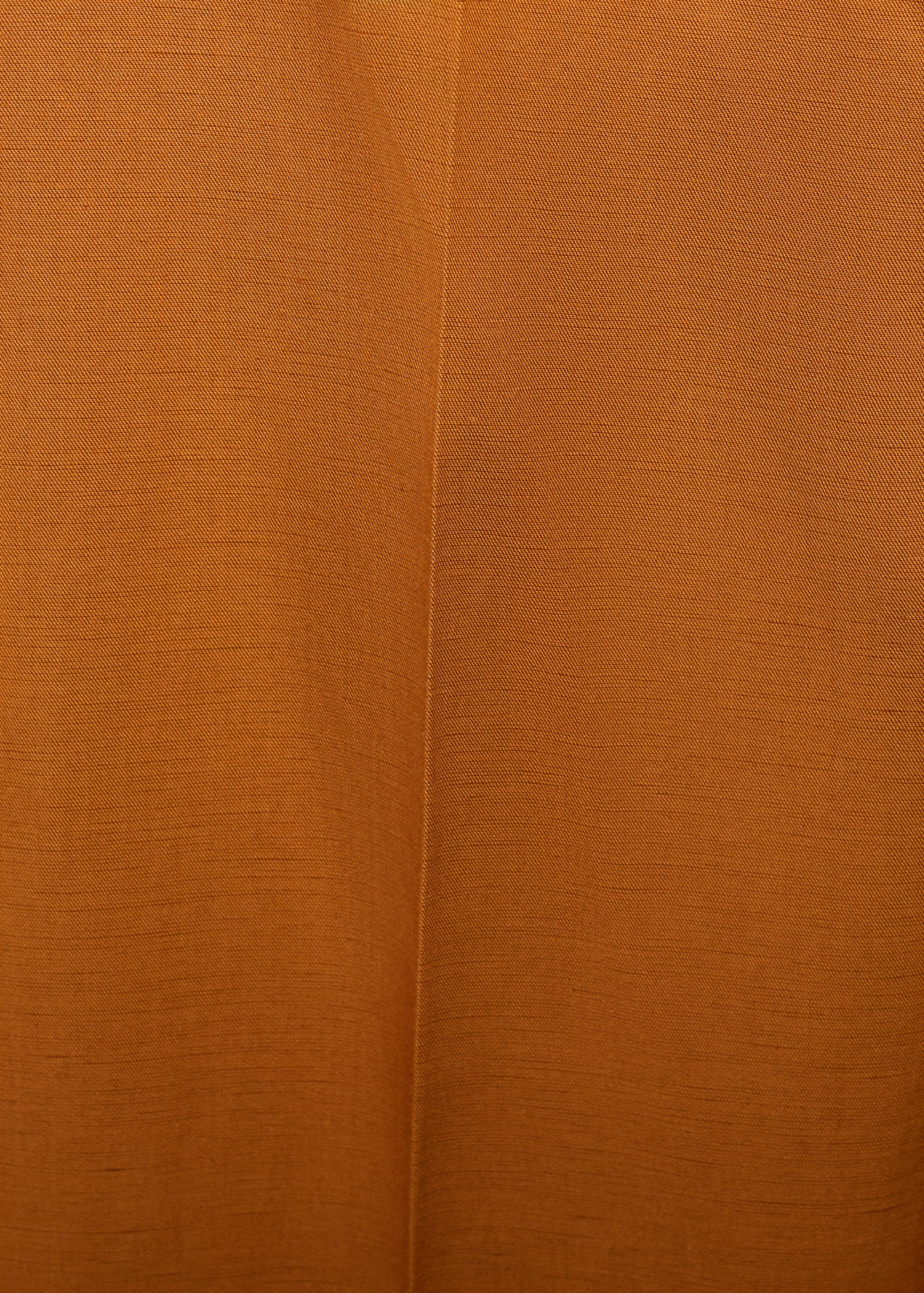 Linen-blend strapless jumpsuit - Details of the article 0