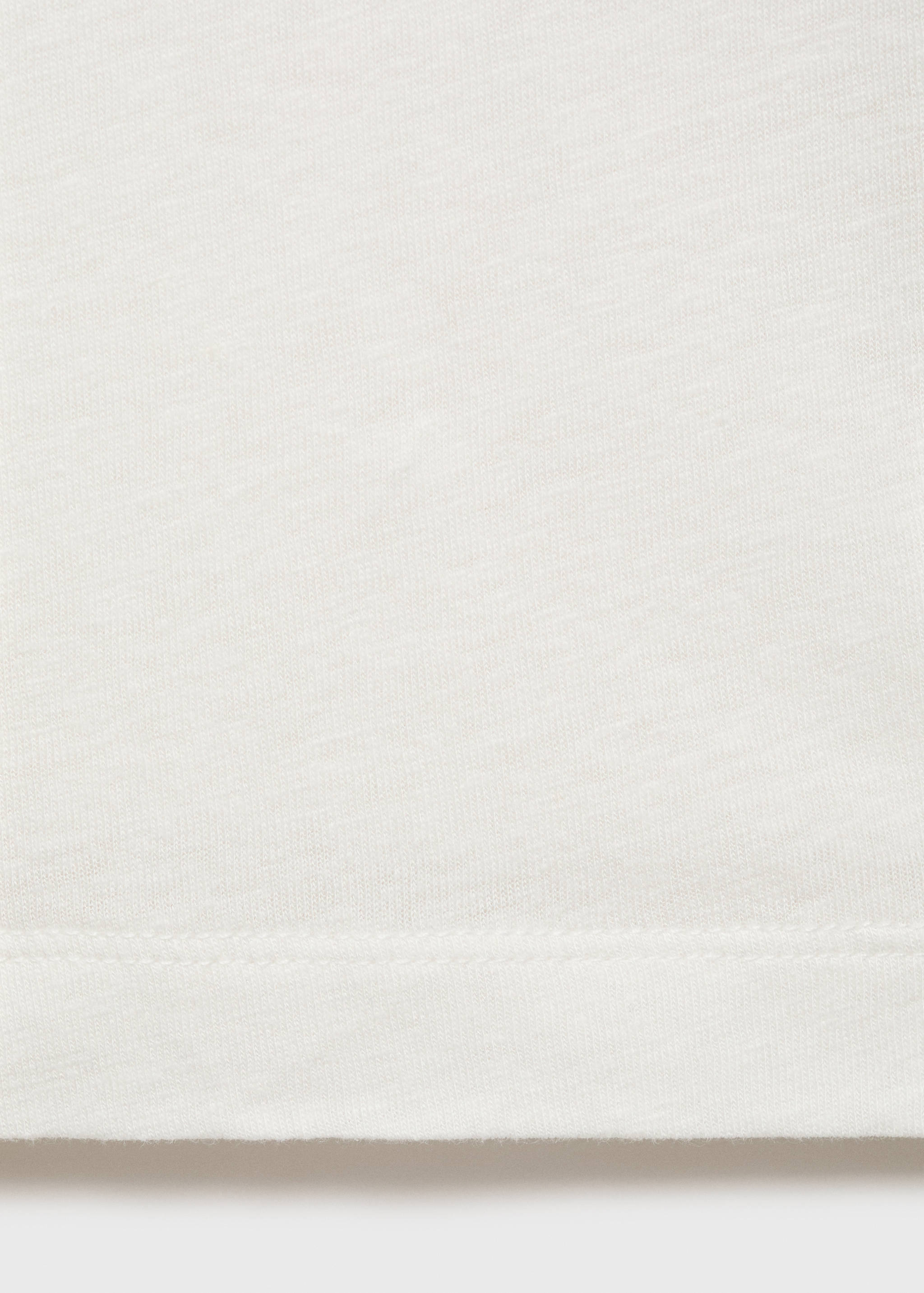 Linen slim-fit t-shirt - Details of the article 0