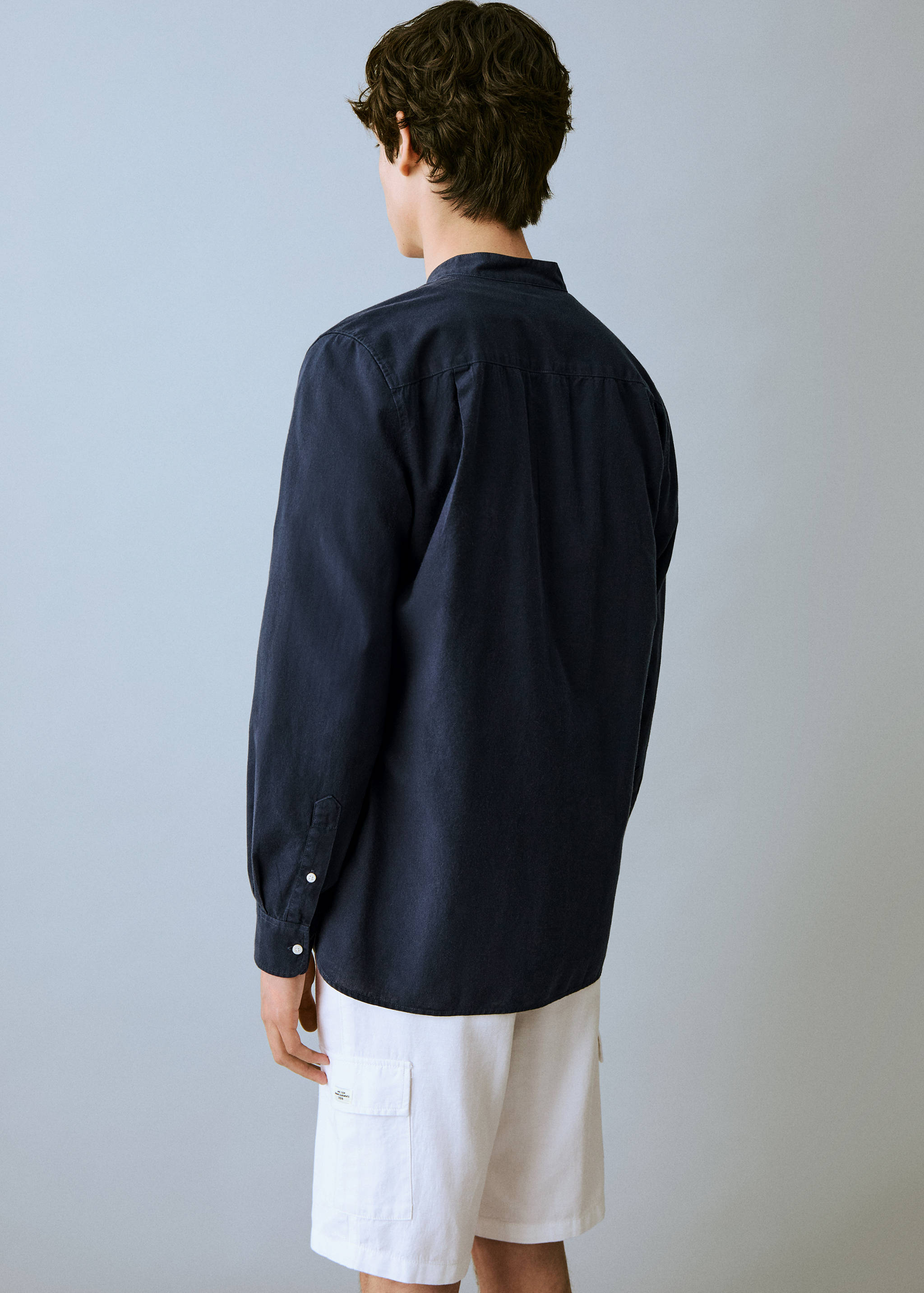 Bermudas lino cargo - Reverso del artículo