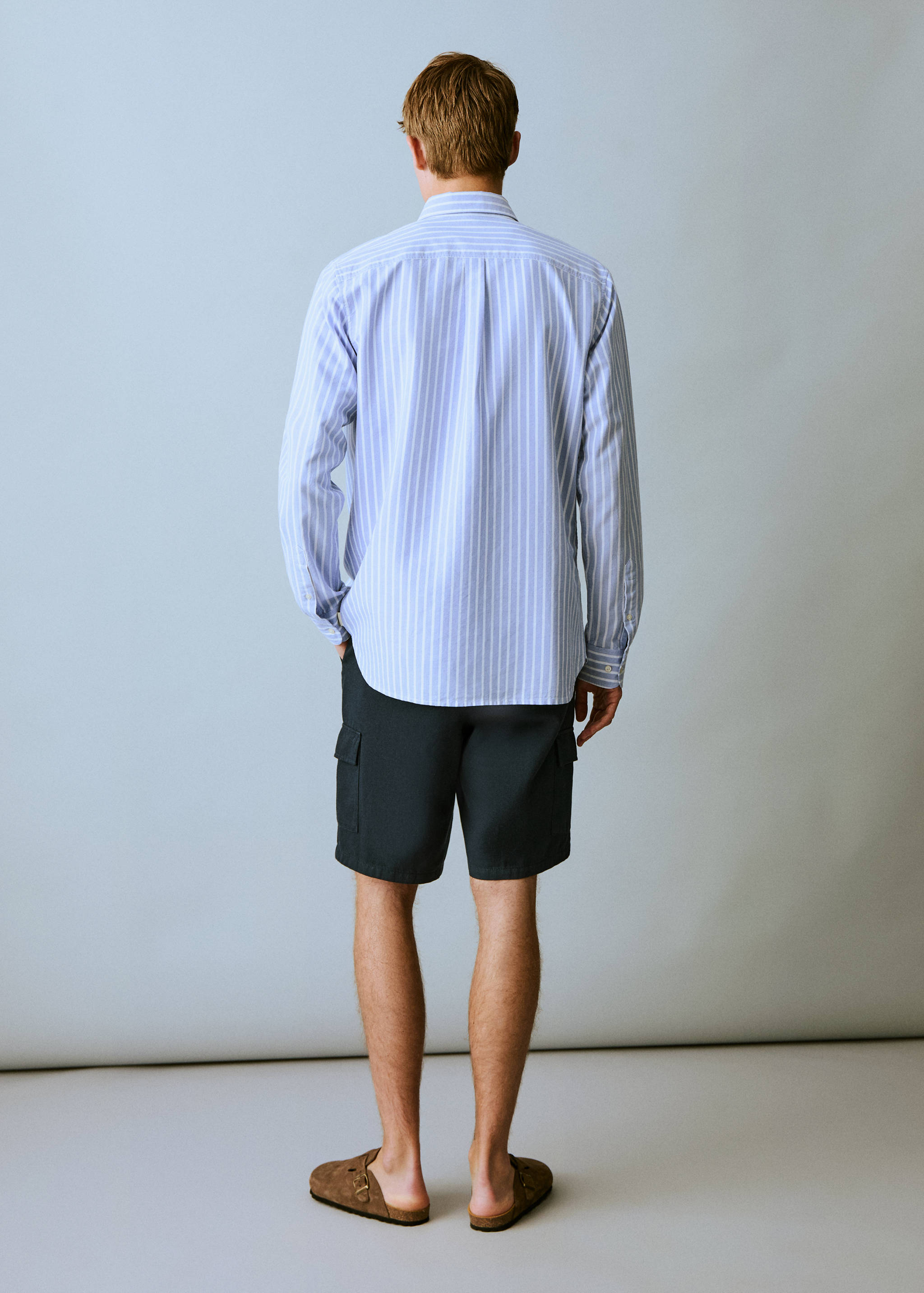 Striped Oxford shirt - Reverse of the article