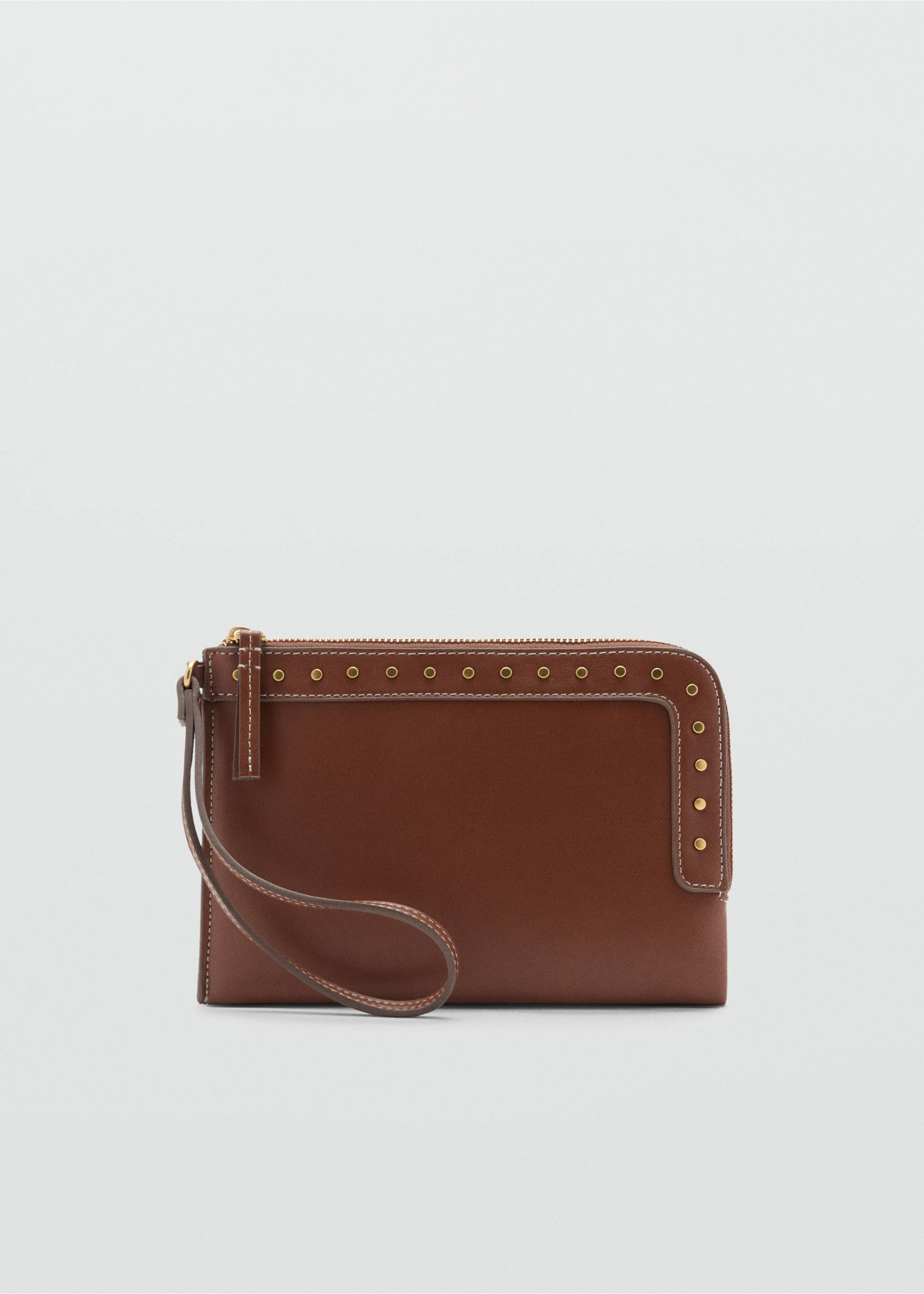Studded faux-leather case - Article without model, Leather. Ref: 17041216-00.