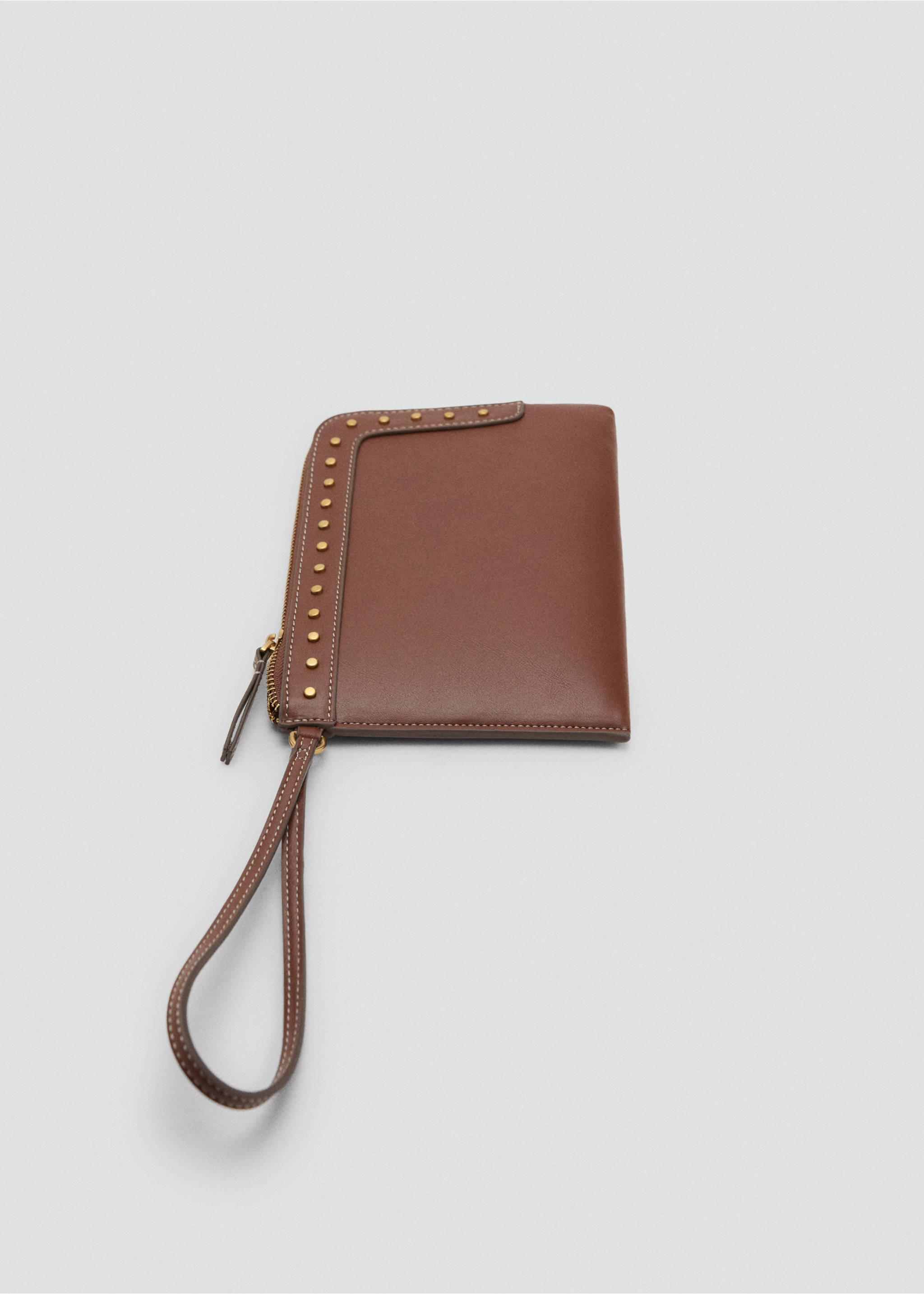 Studded faux-leather case - Details of the article 1, Leather. Ref: 17041216-00.