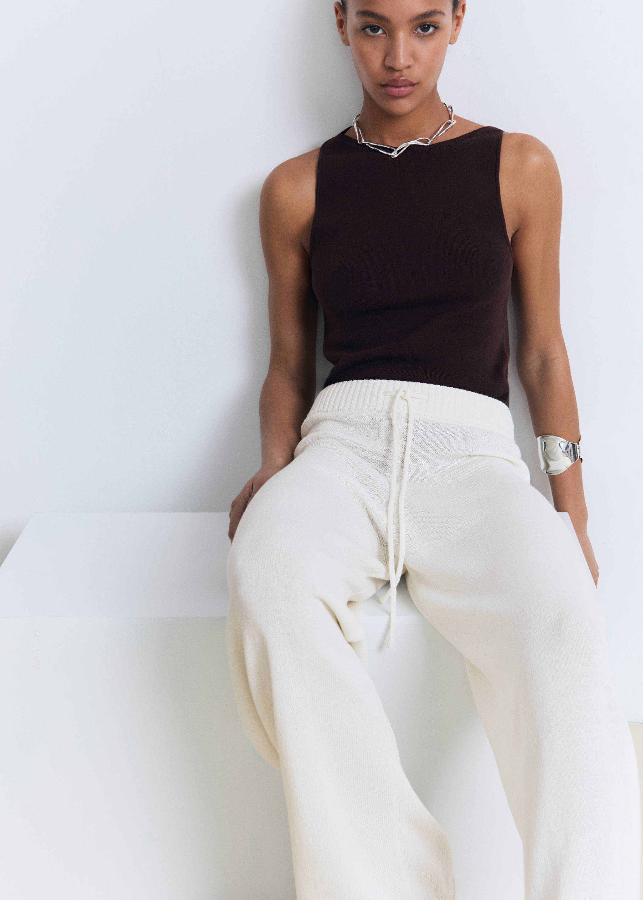 Pantalon maille ajourée - Détail de l'article 2